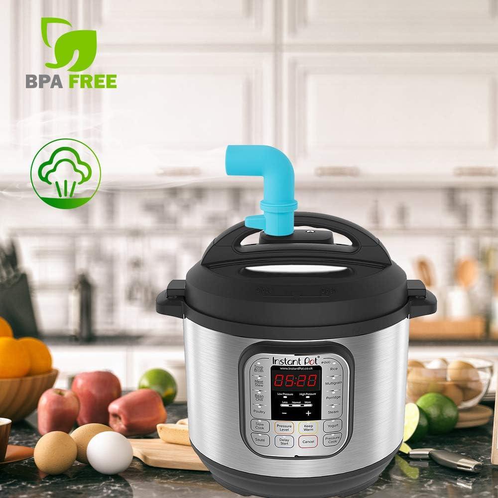 Desviador de Vapor LONAGE para Olla a Presión Instant Pot - Silicona Segura