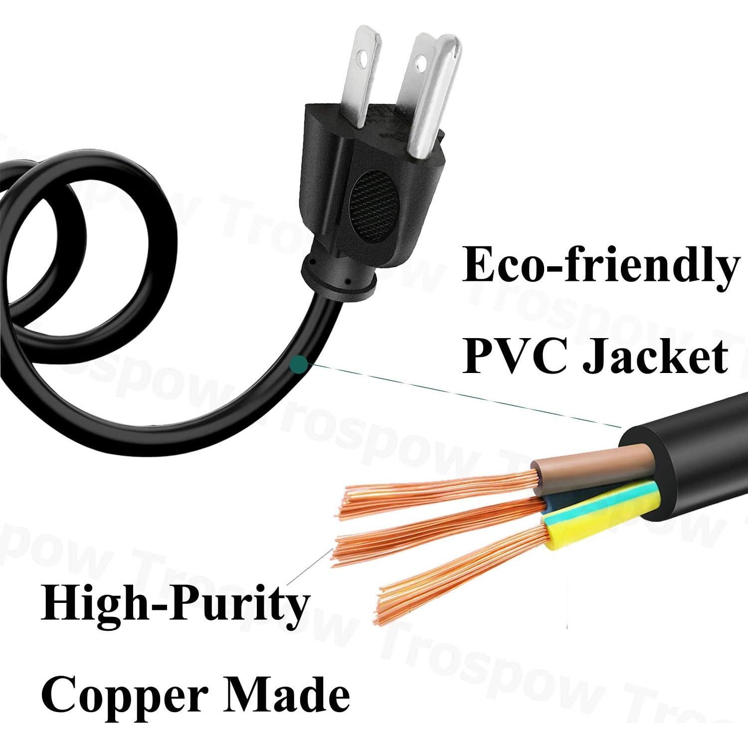 Cable de Alimentación 2.5m para Olla de Presión Instant Pot