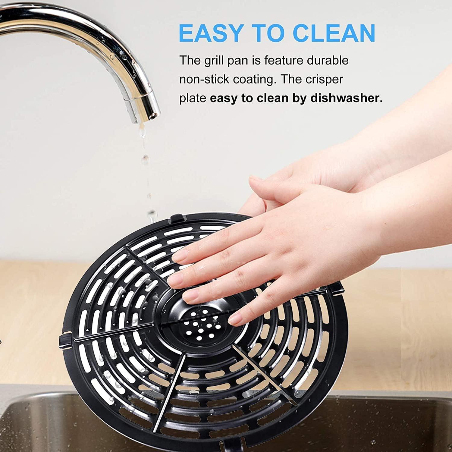 Sartén para Freidora de Aire 20 cm ZuKaYeHome Acero Inoxidable