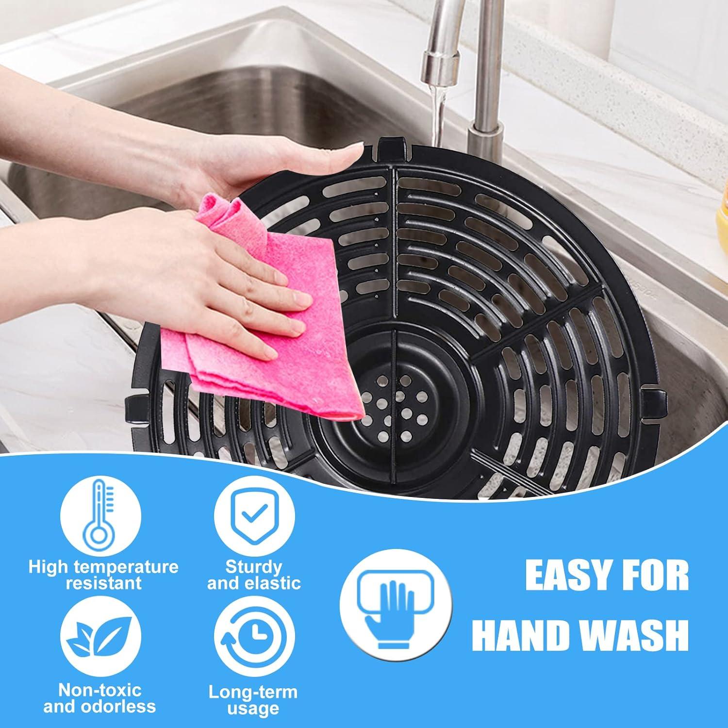 Sartén para Freidora de Aire 20 cm ZuKaYeHome Acero Inoxidable