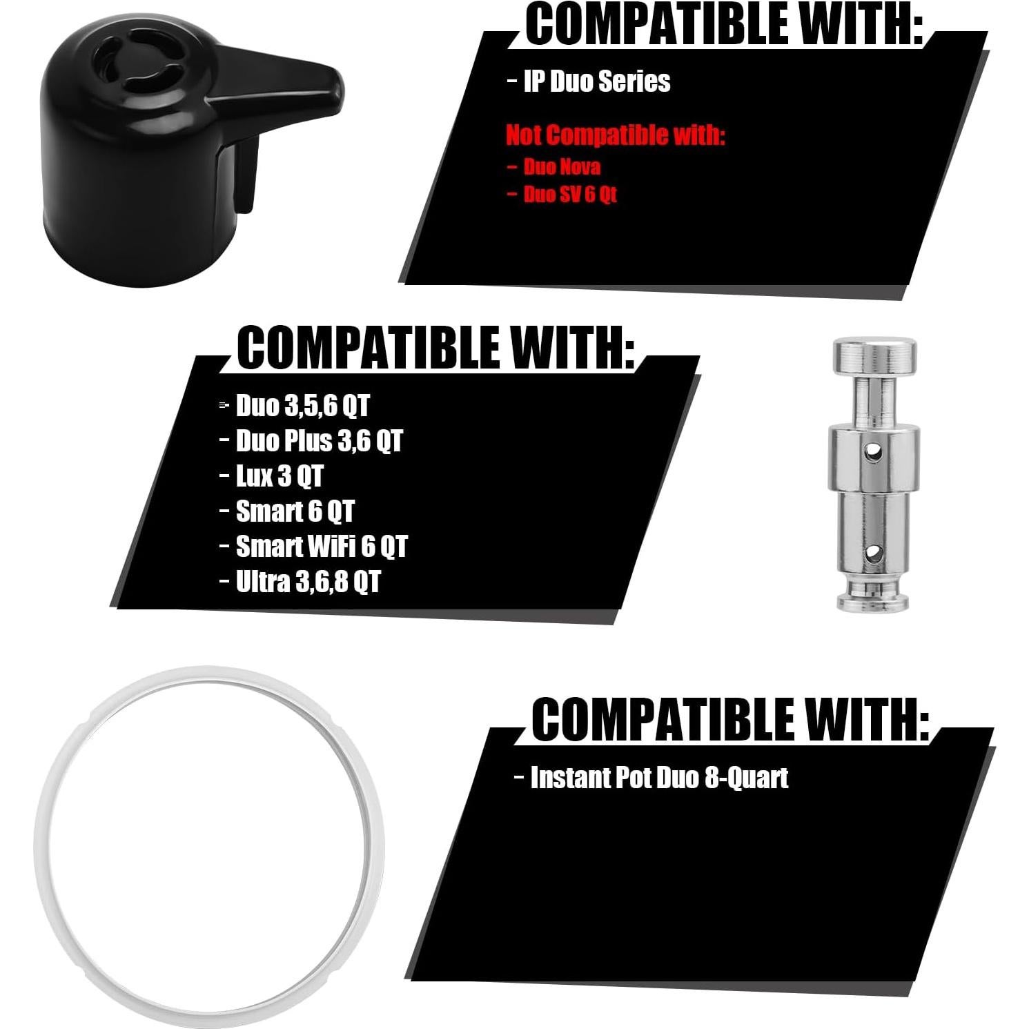 Juego de Piezas de Repuesto BOXOB para Instant Pot Duo 8 Qt