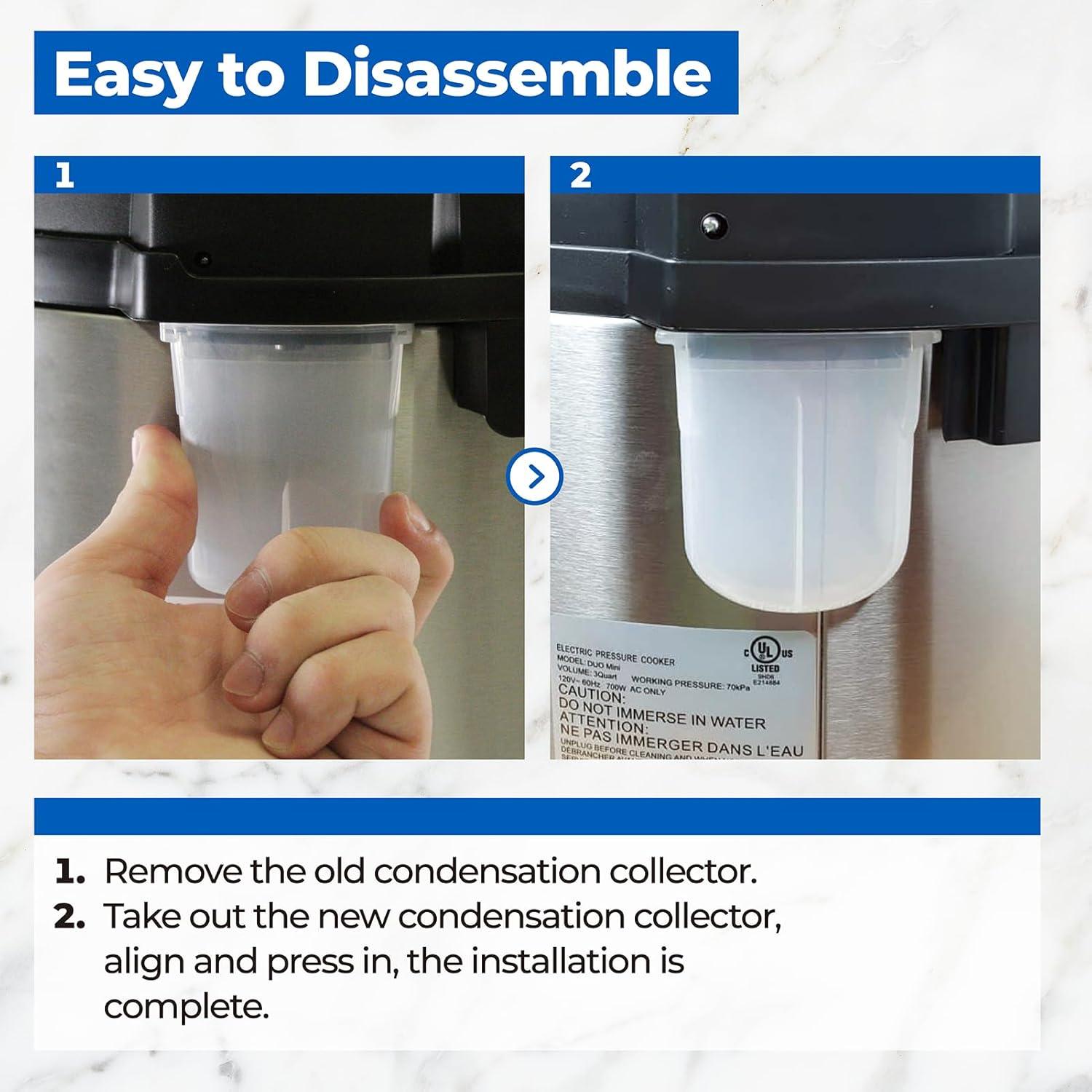 Taza Colectora de Condensación Antoble para Instant Pot Mini 3 Qt