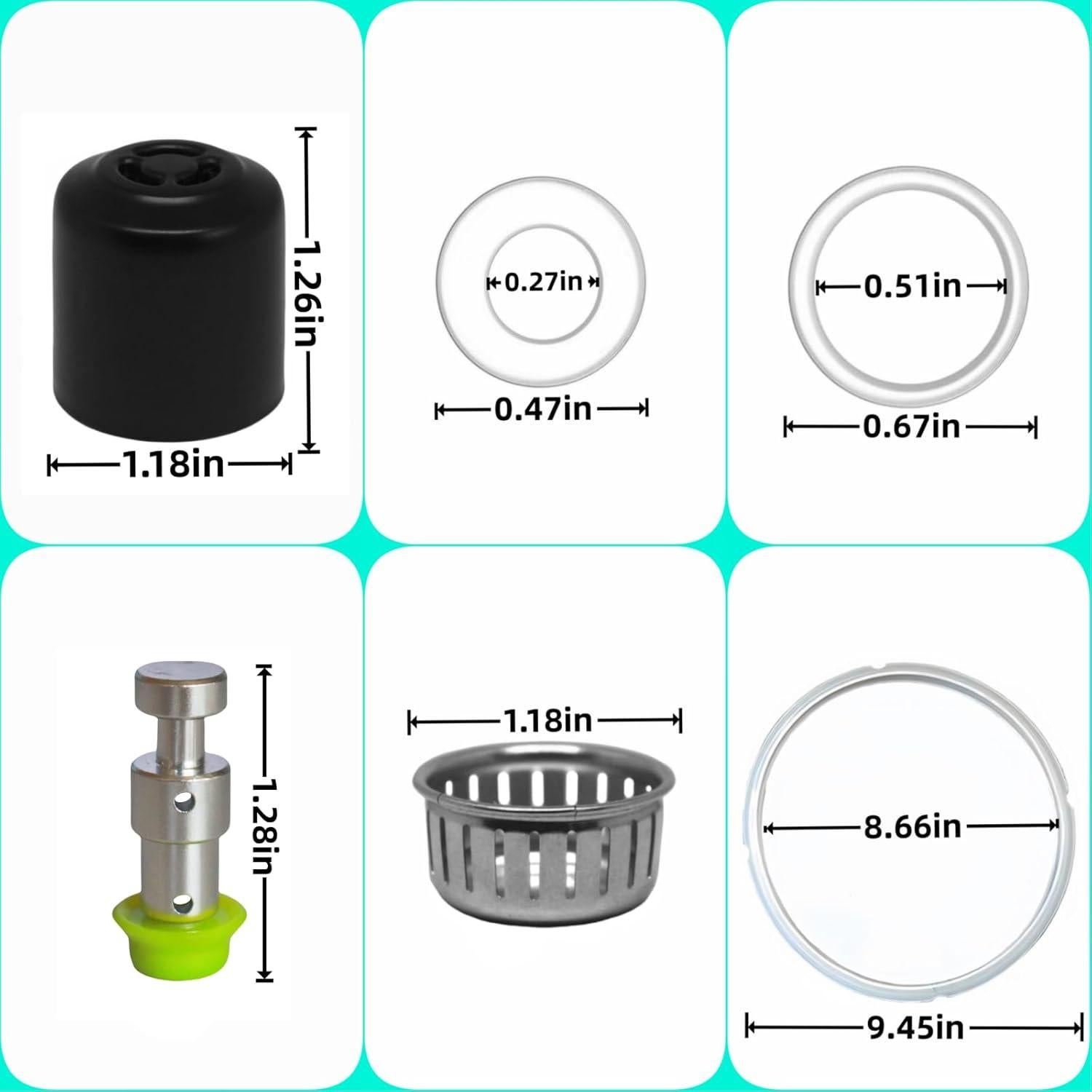 Piezas de Repuesto Pnltae para Olla de Presión 6 Qt
