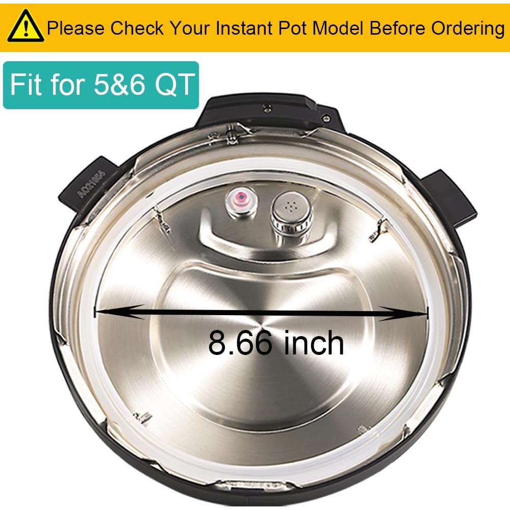 Paquete de 2 Anillos de Sellado Silicona para Instant Pot 6QT