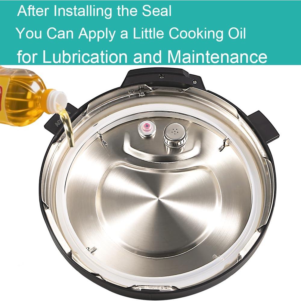 Paquete de 2 Anillos de Sellado Silicona para Instant Pot 6QT