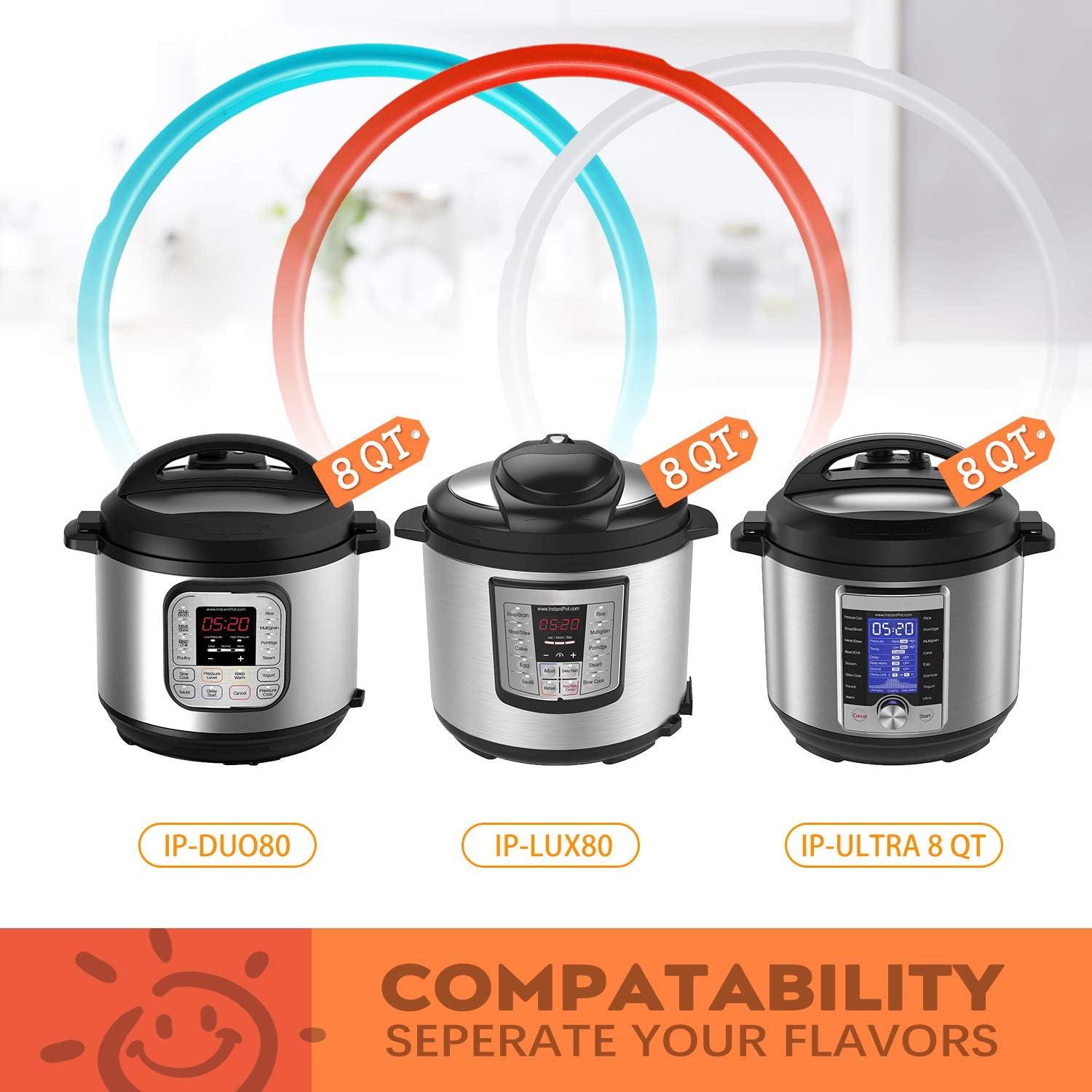 Anillo de Sellado de Silicona Newkiton 3-Pack 8QT Apto Lavavajillas