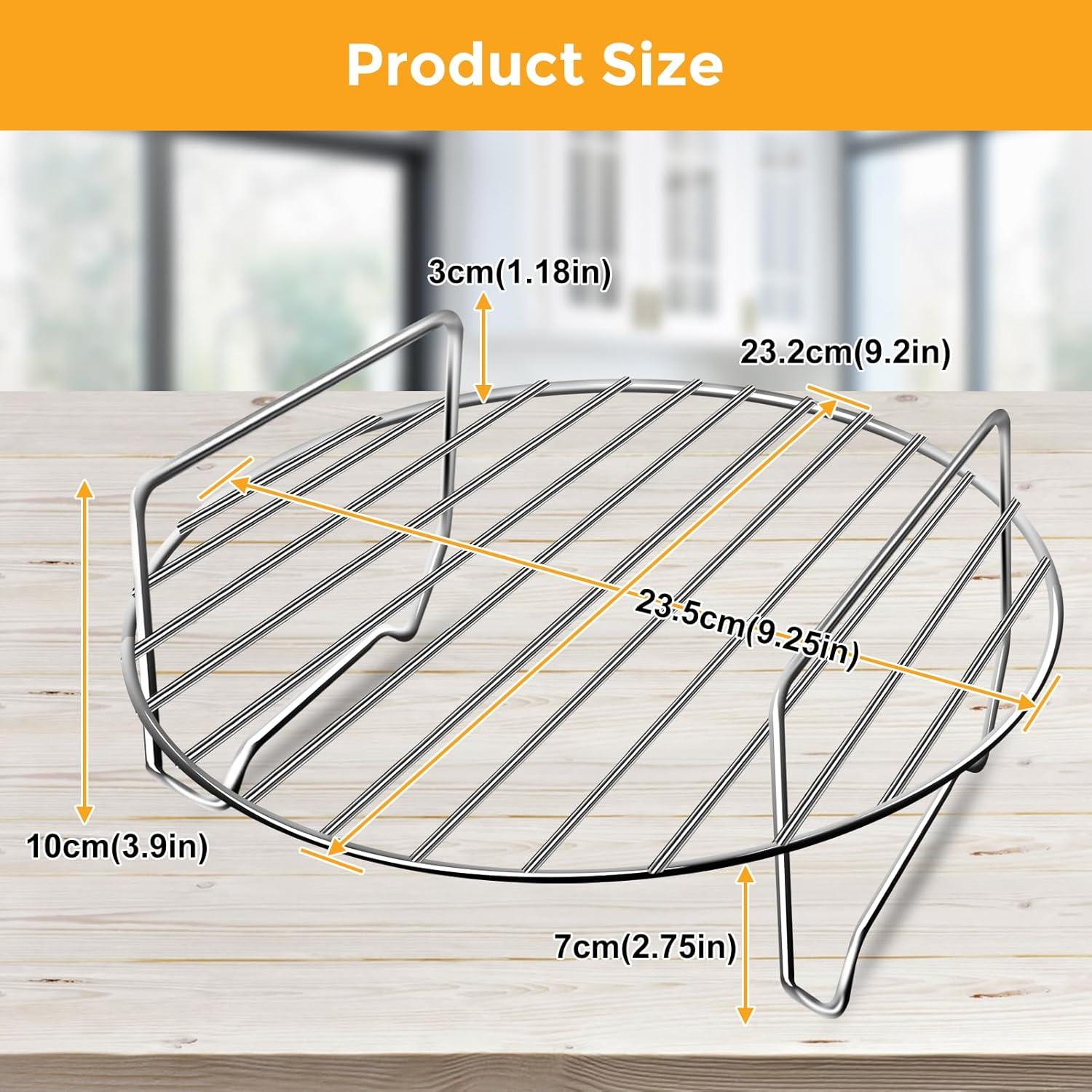 Cesta de Freidora de Aire Ninja Foodi 9.2" Acero Inoxidable