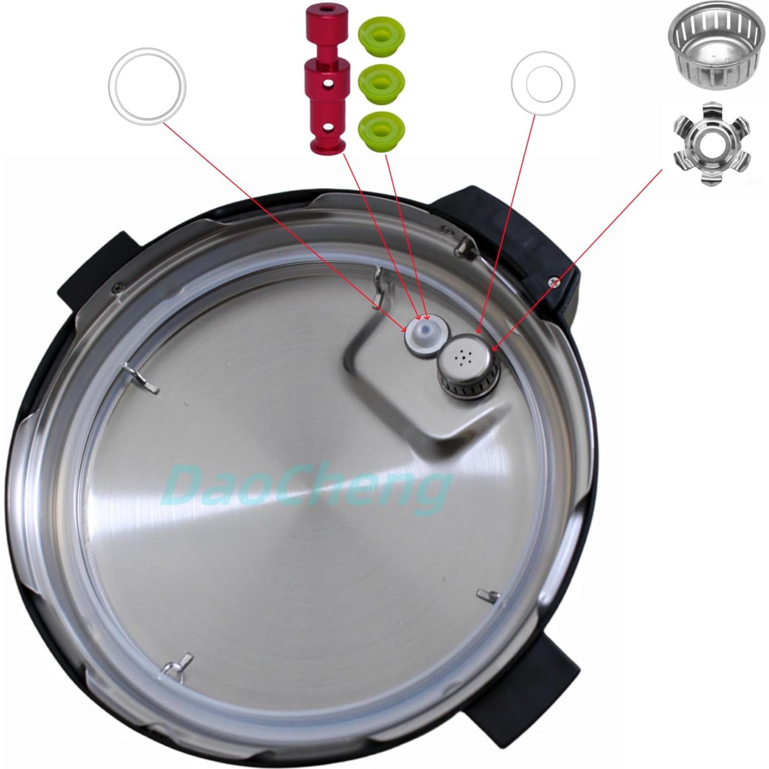 10 Piezas Repuesto Instant Pot Pro 6QT Pnltae - Anillo, Válvula