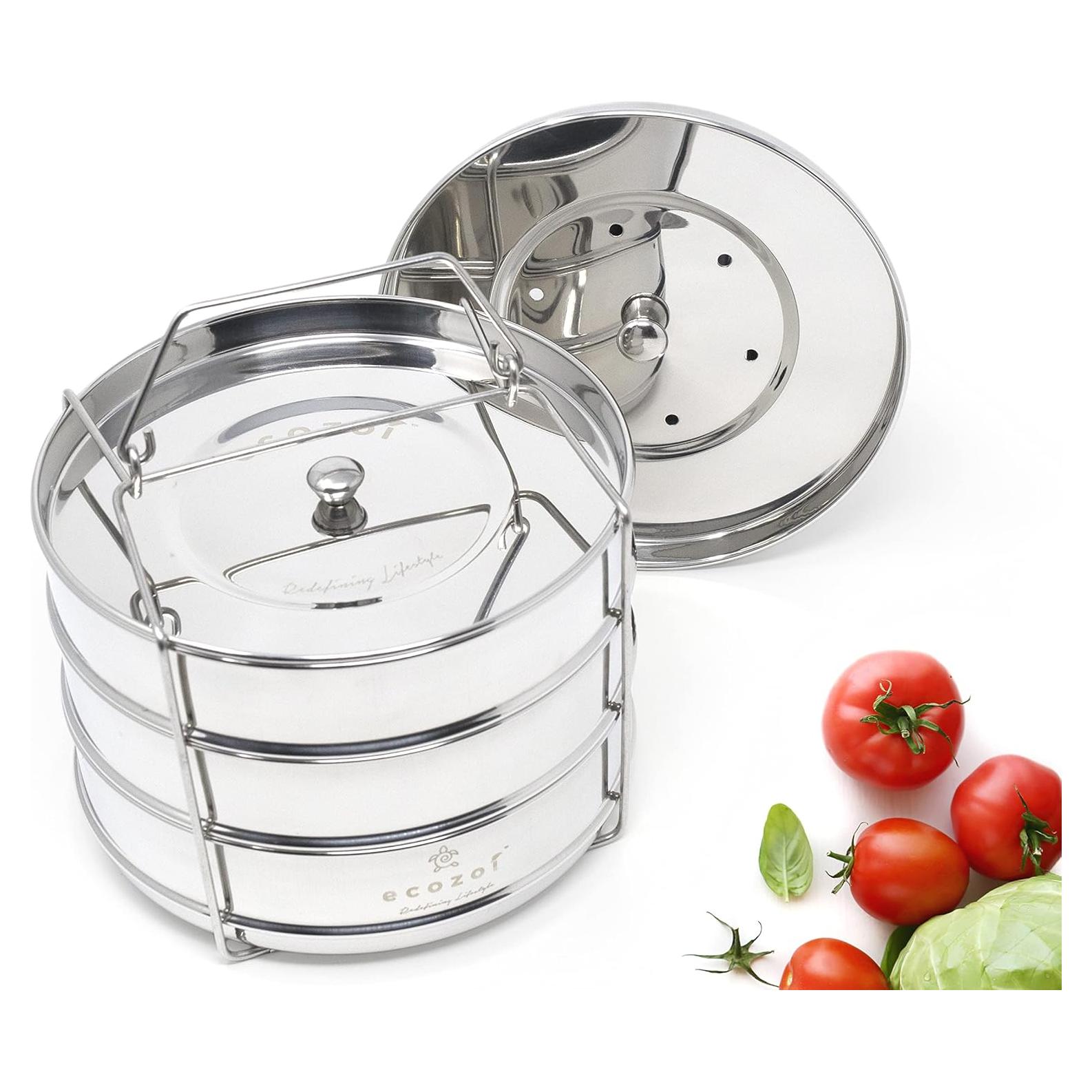 Insertos apilables Ecozoi para Instant Pot 6/8 Qt - 3 niveles