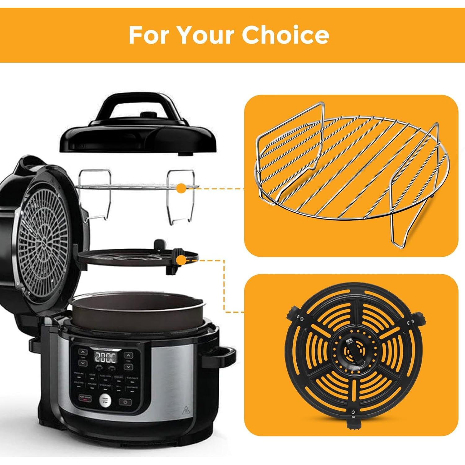 Estante Redondo para Freidora de Aire Ninja Foodi 23.37 cm