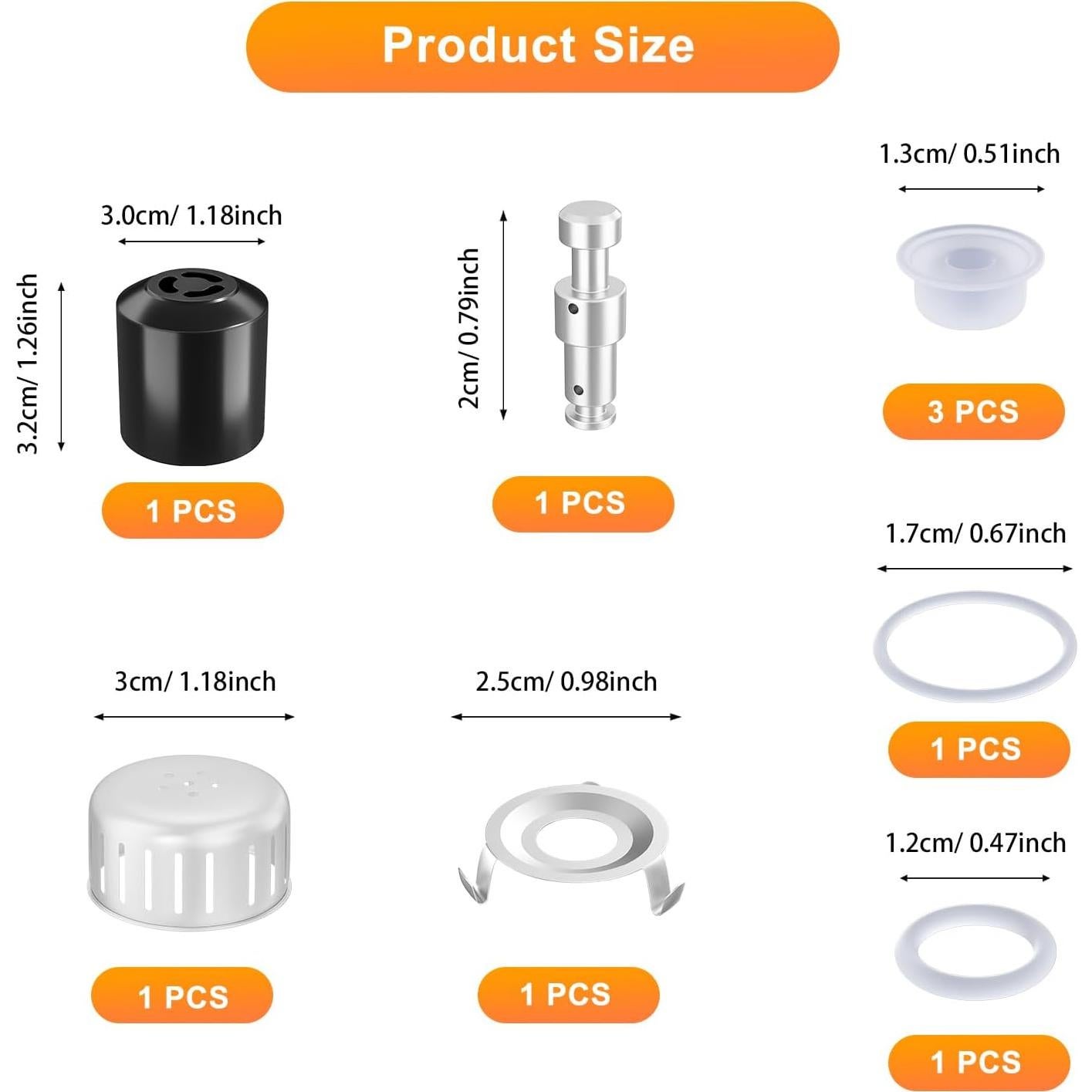 Válvula de liberación de vapor ZOZODIA para Instant Pot 3-8 Qt