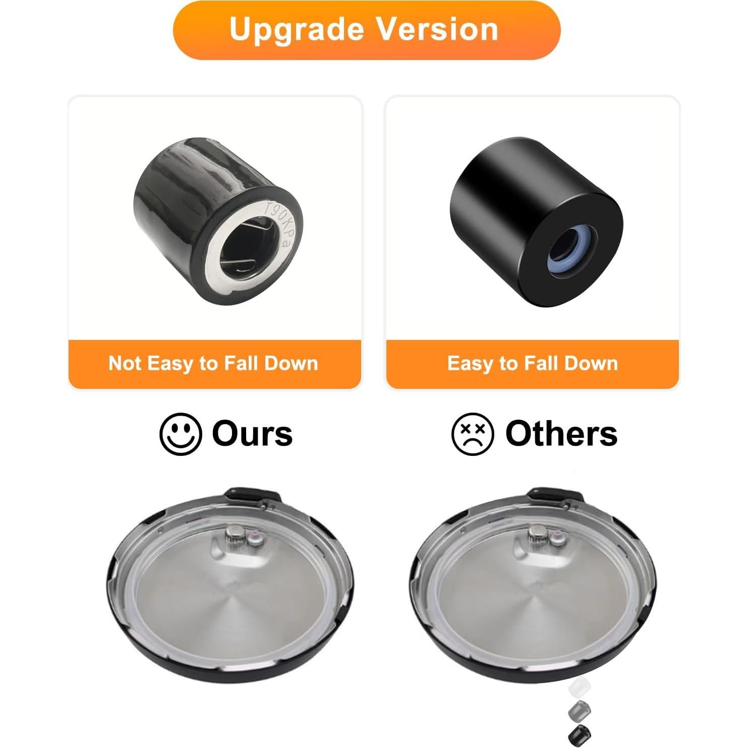 Válvula de liberación de vapor ZOZODIA para Instant Pot 3-8 Qt