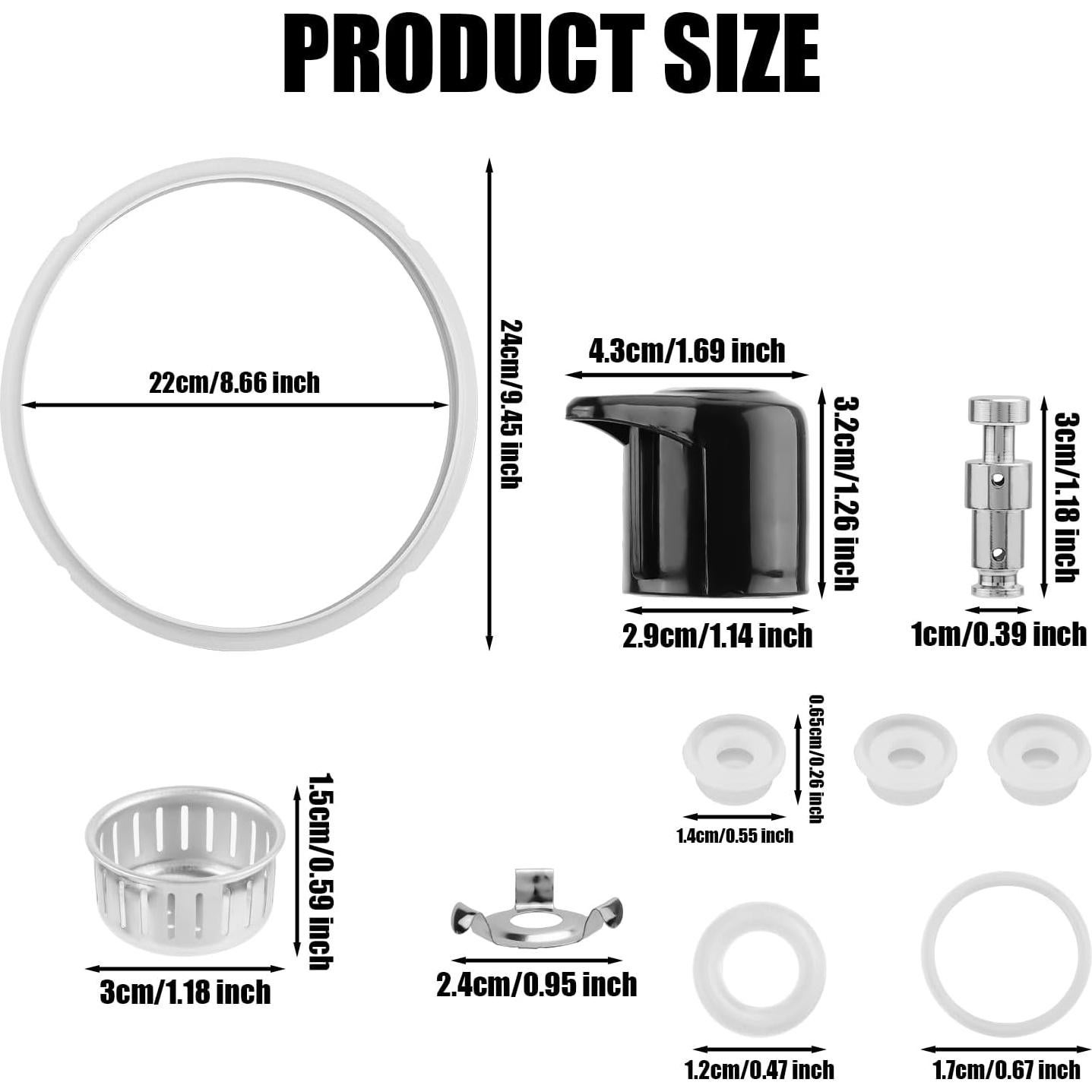 Juego de Piezas de Repuesto para Olla a Presión Instant Pot Duo 5-Qt 6-Qt