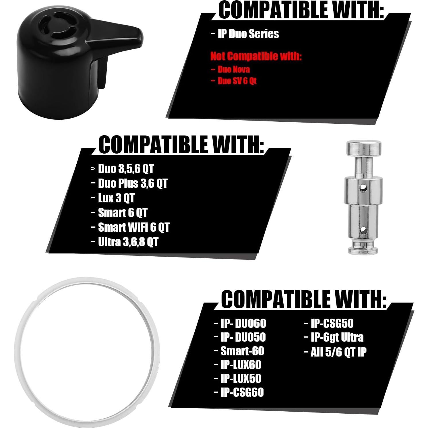 Juego de Piezas de Repuesto para Olla a Presión Instant Pot Duo 5-Qt 6-Qt