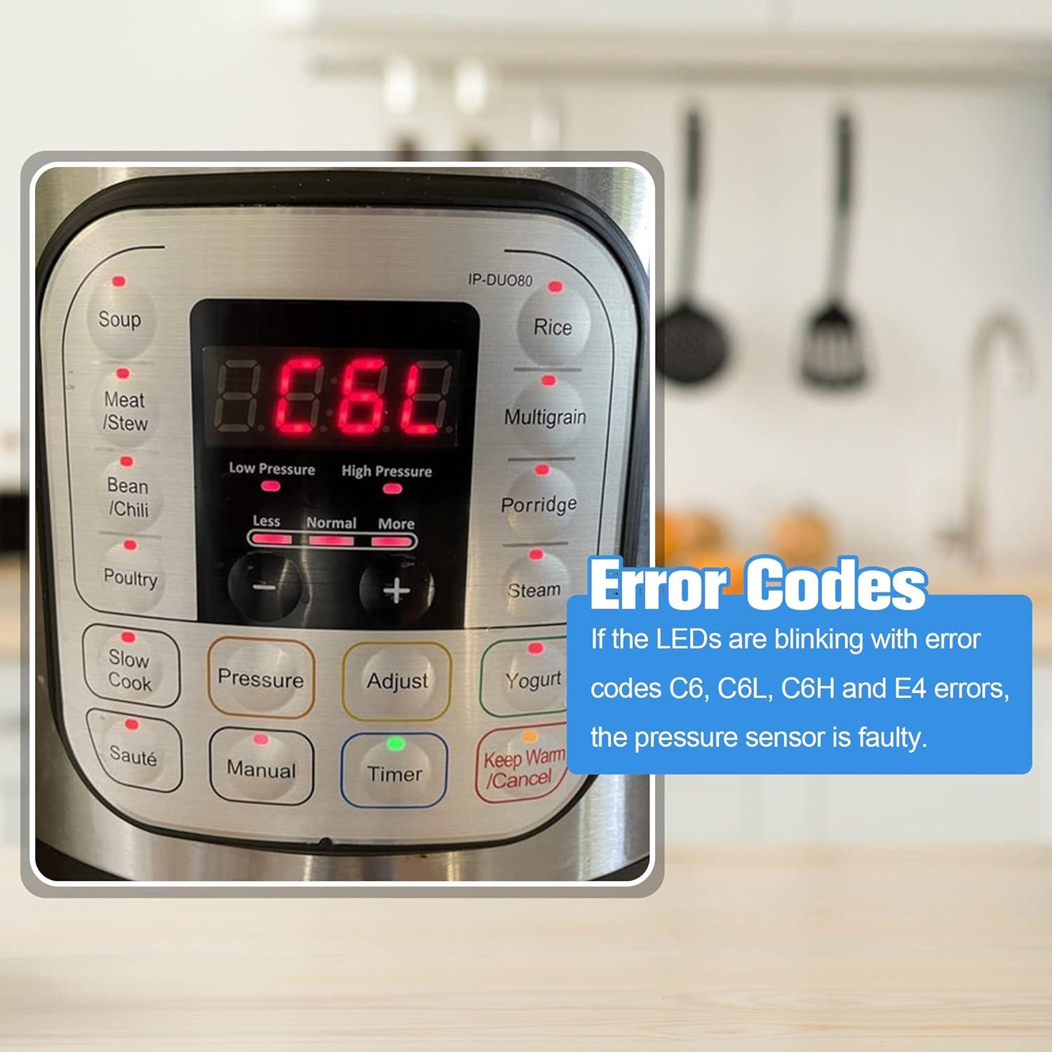 Reemplazo Sensor de Presión Dreyoo para Olla a Presión - 2 Pcs