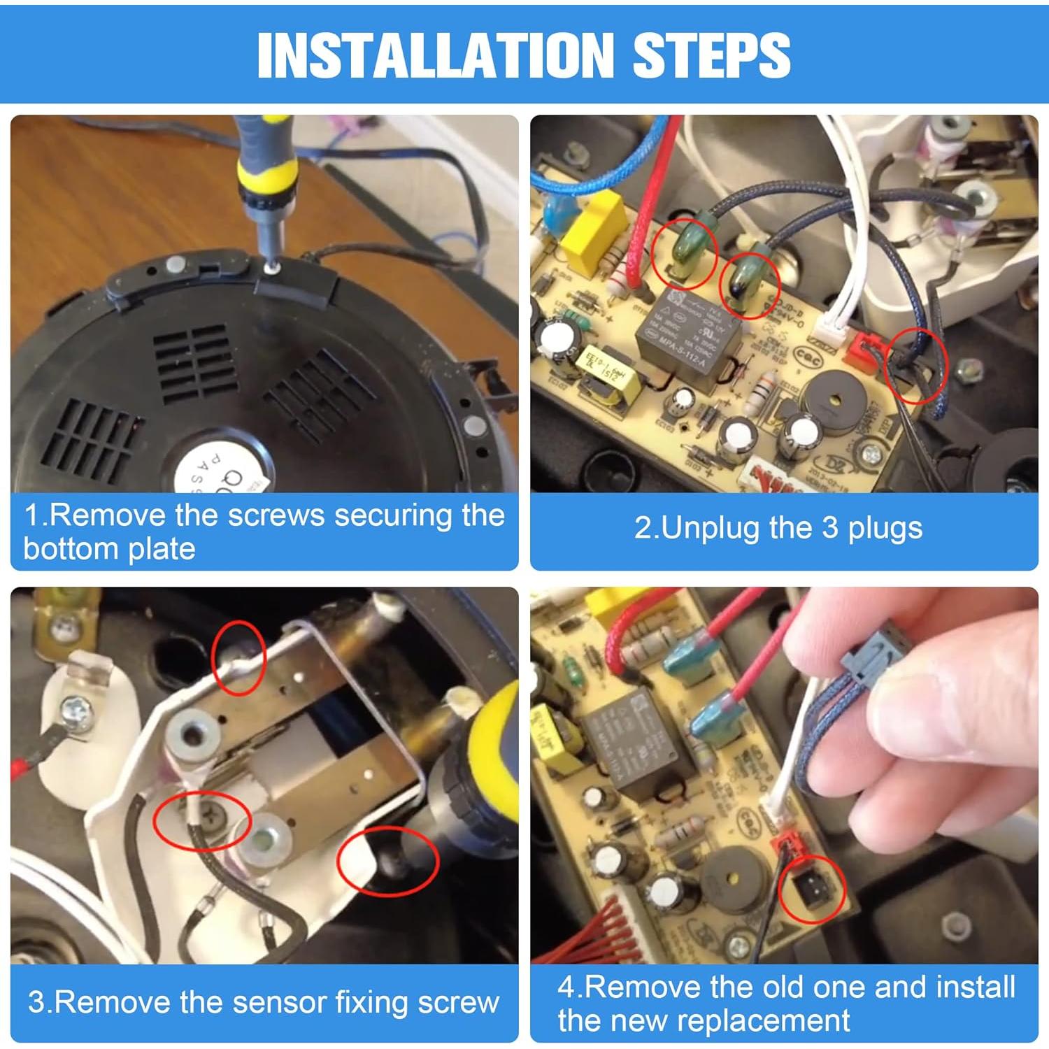 Reemplazo Sensor de Presión Dreyoo para Olla a Presión - 2 Pcs