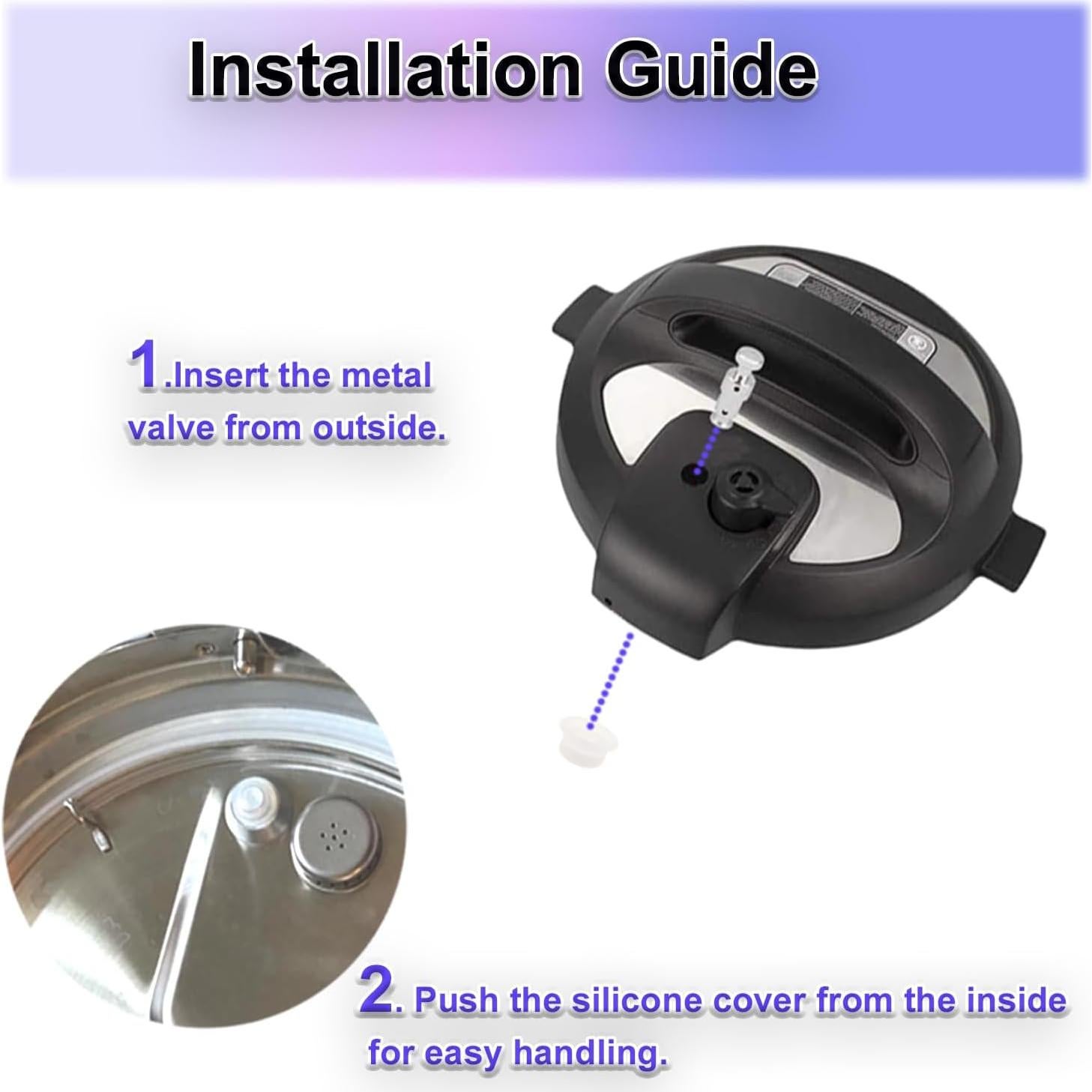 Set de 12 Piezas Sello de Válvula Flotante Eiranoly para Instant Pot