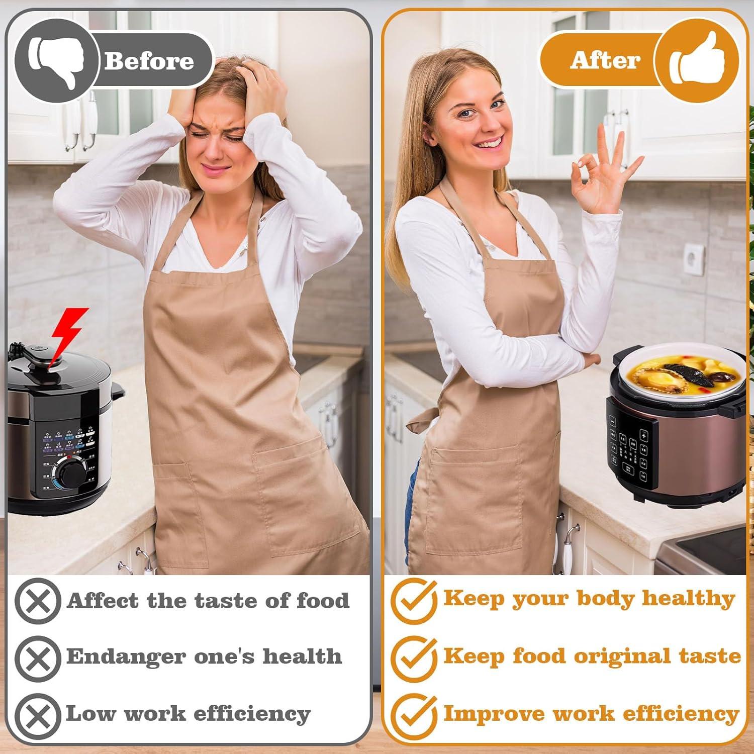 14 Piezas Accesorios para Olla a Presión JIEYU 5-6 Qt