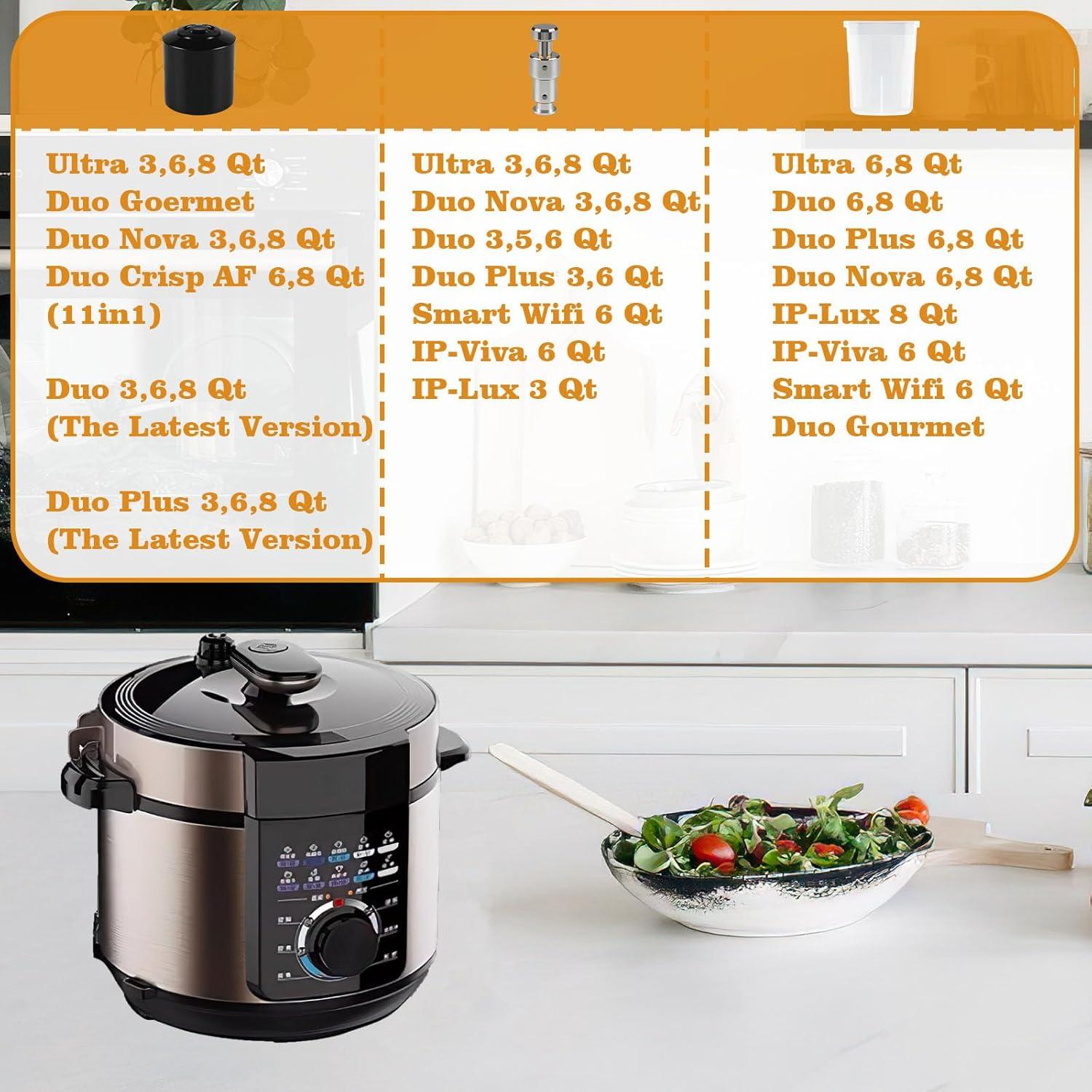 14 Piezas Accesorios para Olla a Presión JIEYU 5-6 Qt