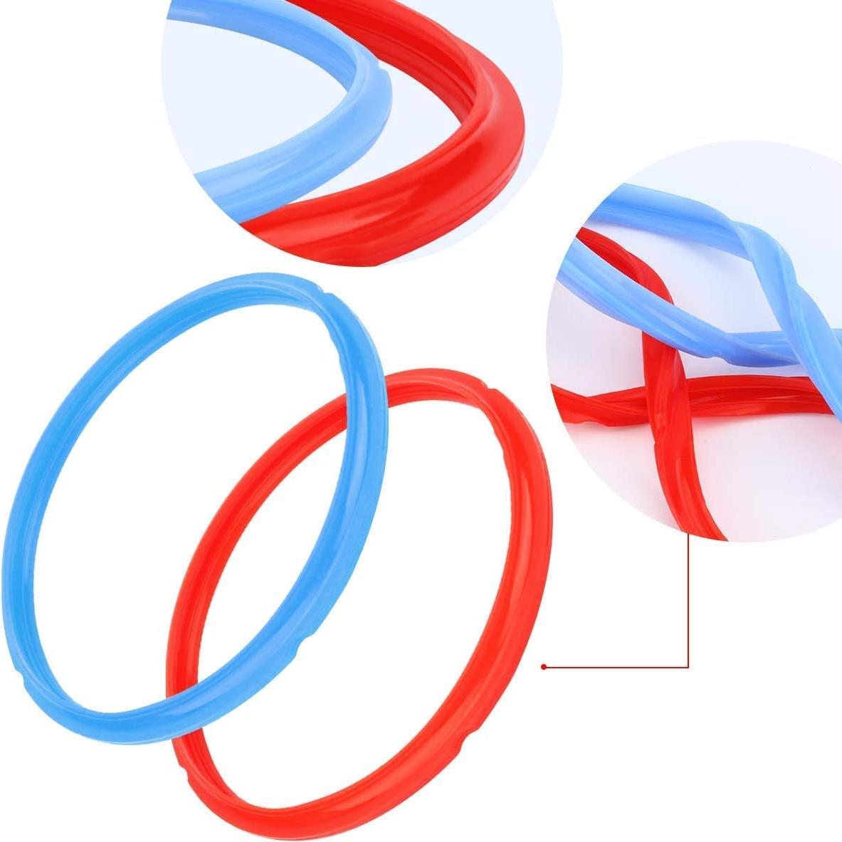 Tempered Glass Lid & Silicone Cover for Instant Pot 6 Quart - Set of 4 Accessories