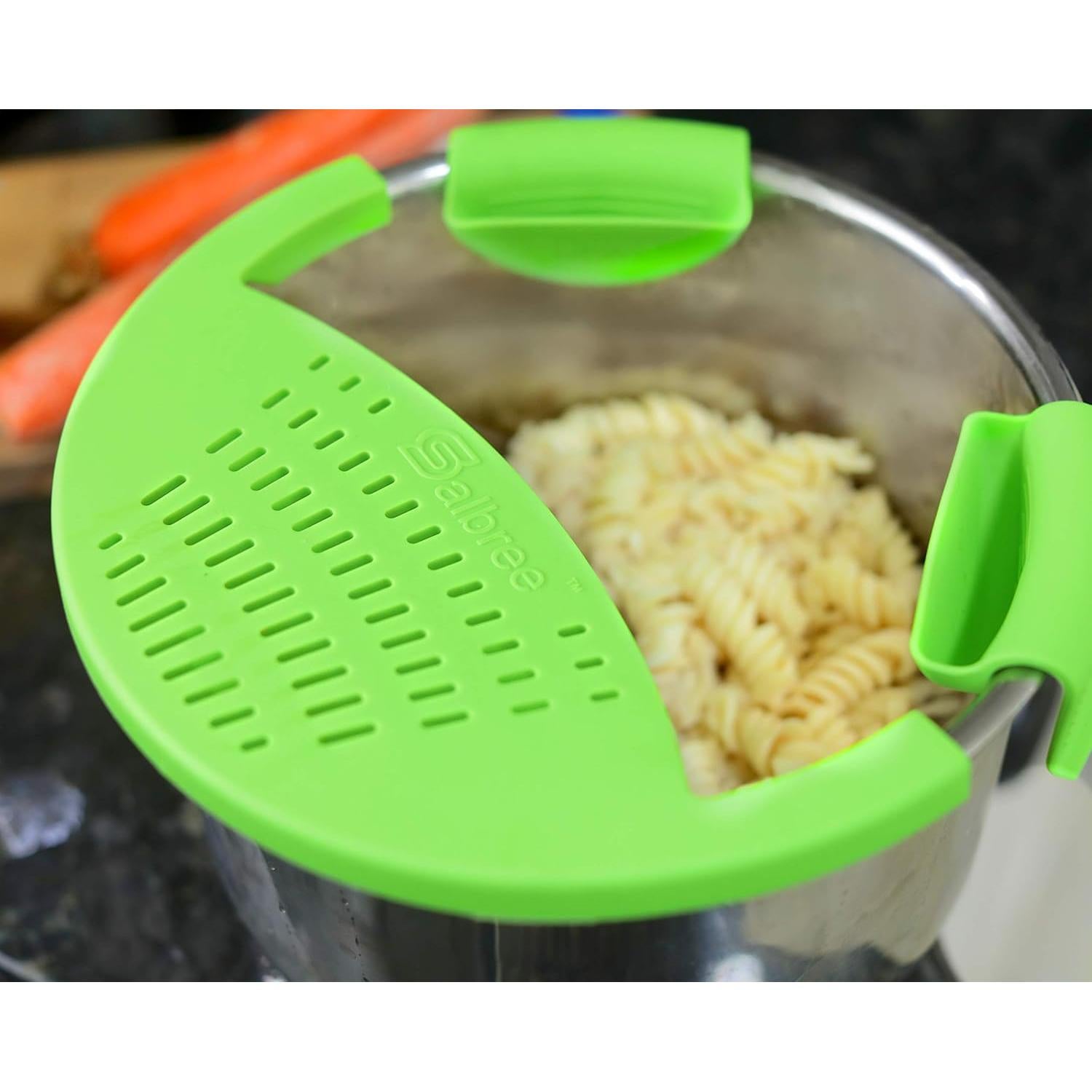 Colador de Silicona Salbree para Olla a Presión 6qt Verde