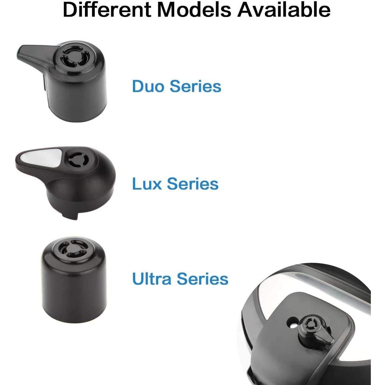 2 Pack Válvulas de Liberación de Vapor Wocst para Instant Pot 3-8 Qt