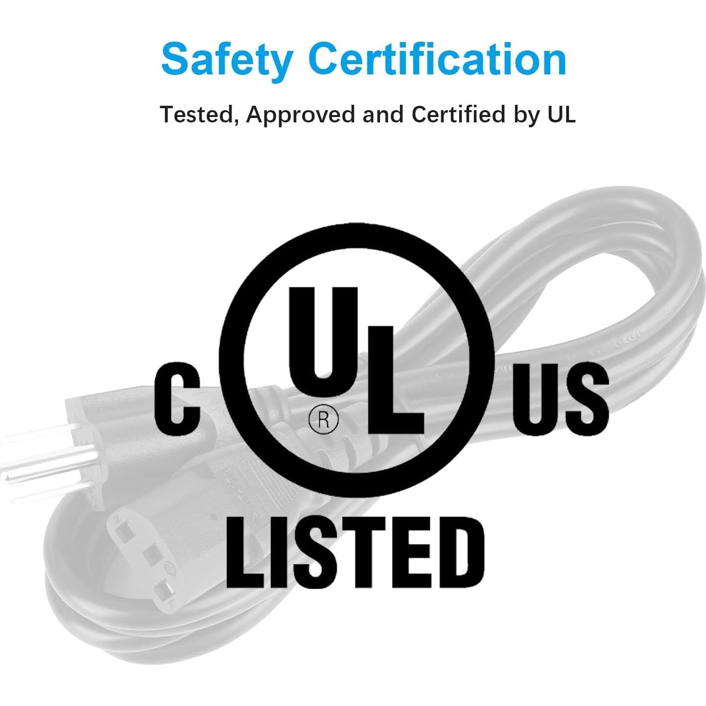 Cable de Alimentación UL para Olla a Presión Eléctrica 0.91m TPLTECH