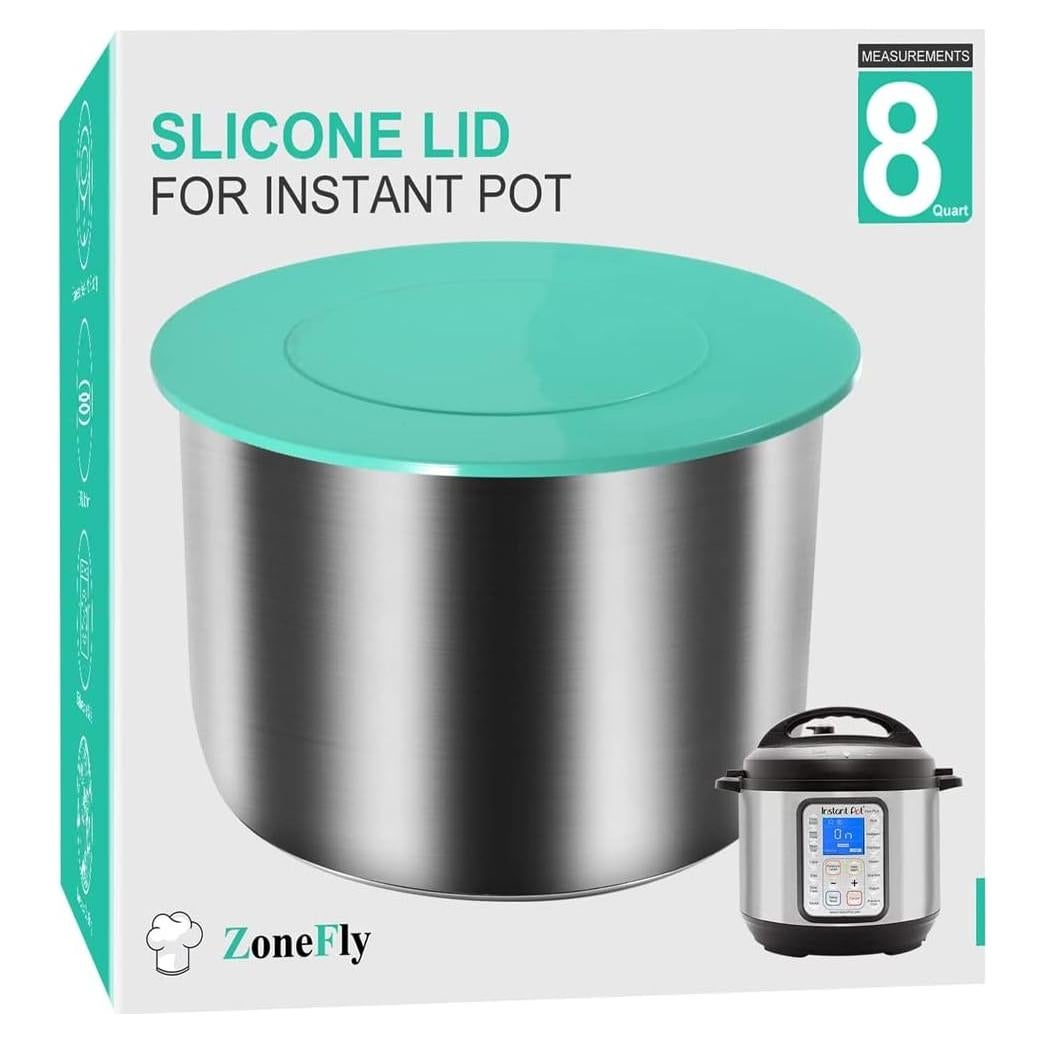 Cubierta de Silicona ZoneFly para Instant Pot 8 Qt - Tapa Selladora