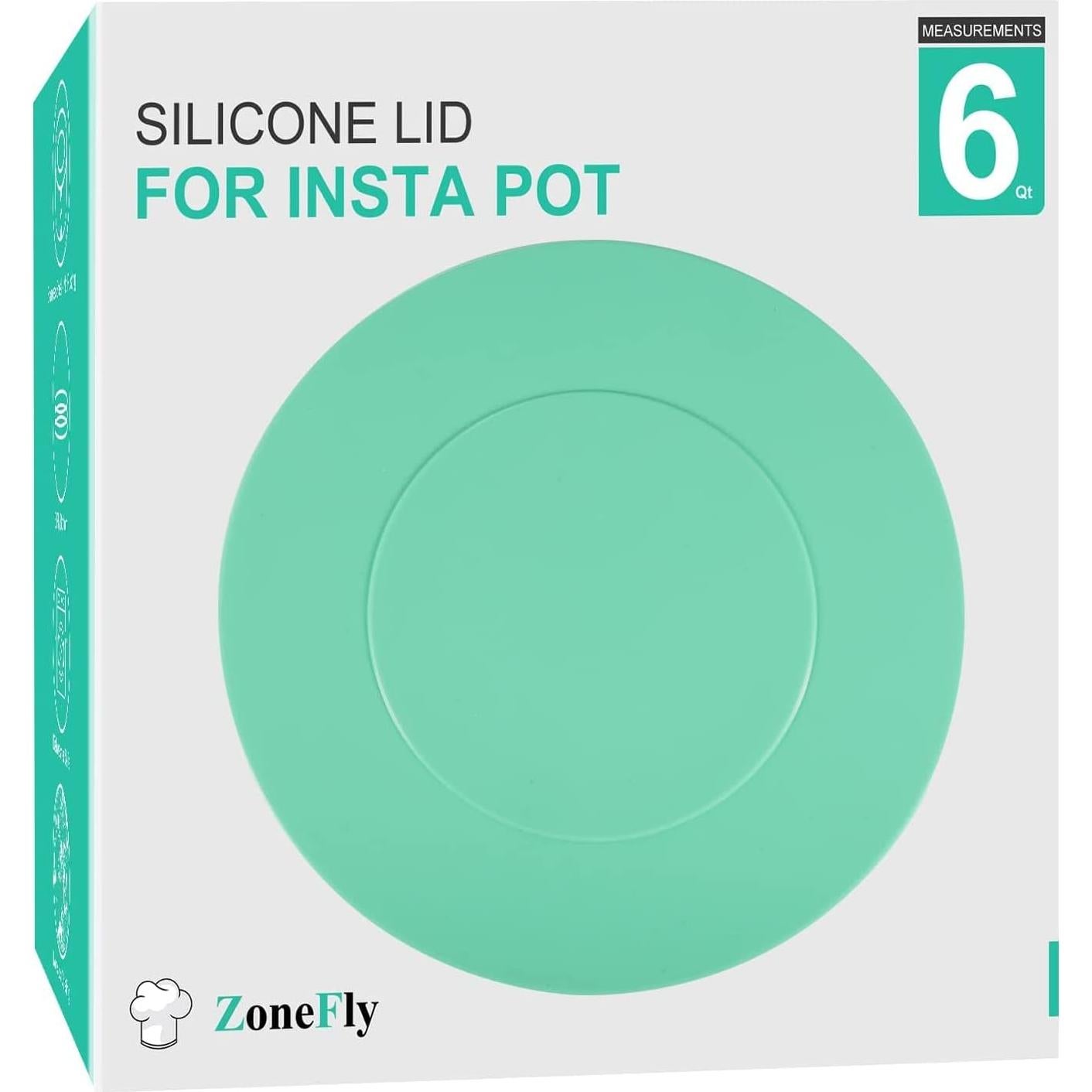 Cubierta de Silicona ZoneFly para Instant Pot 8 Qt - Tapa Selladora