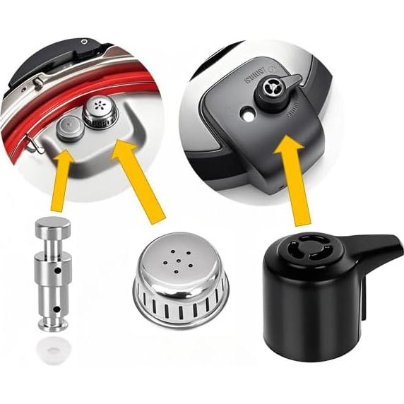 Kit de Reemplazo Válvula Vapor y Flotante ELAIRUA para Instant Pot 3/5/6 Qt