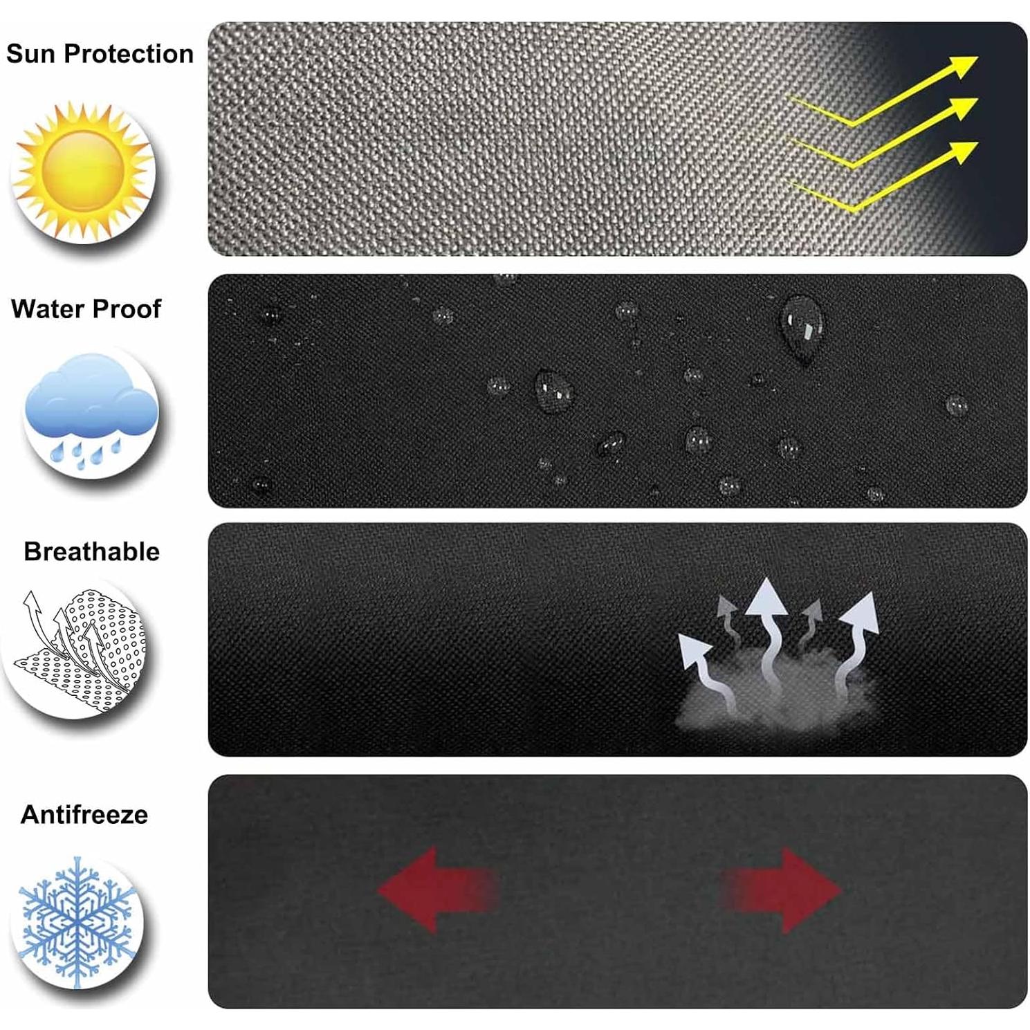 Cubierta Impermeable de Nylon para Freidora de Aire 42x38 cm