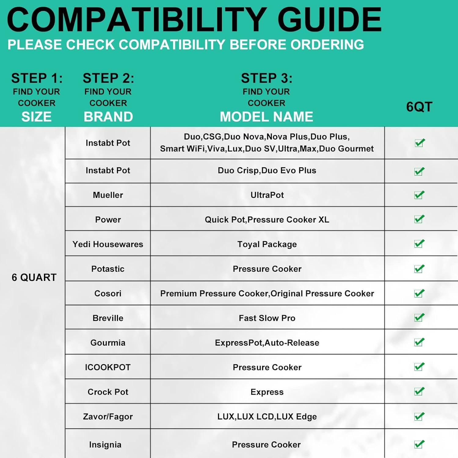 Tapa de Silicona ZoneFly para Olla Instant Pot 6 Qt Verde