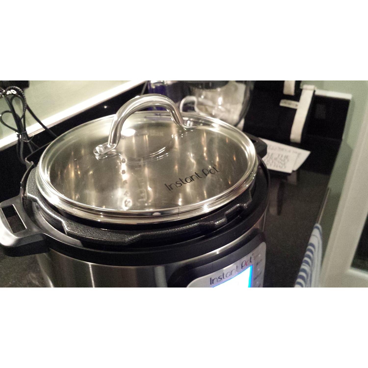 Tapa de Vidrio Templado Instant Pot 6QT 22.86cm Acero Inoxidable