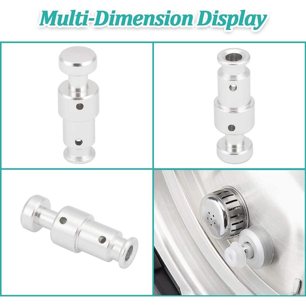 Paquete de 2 Válvulas Flotantes y 8 Tapas Silicona ZYLONE