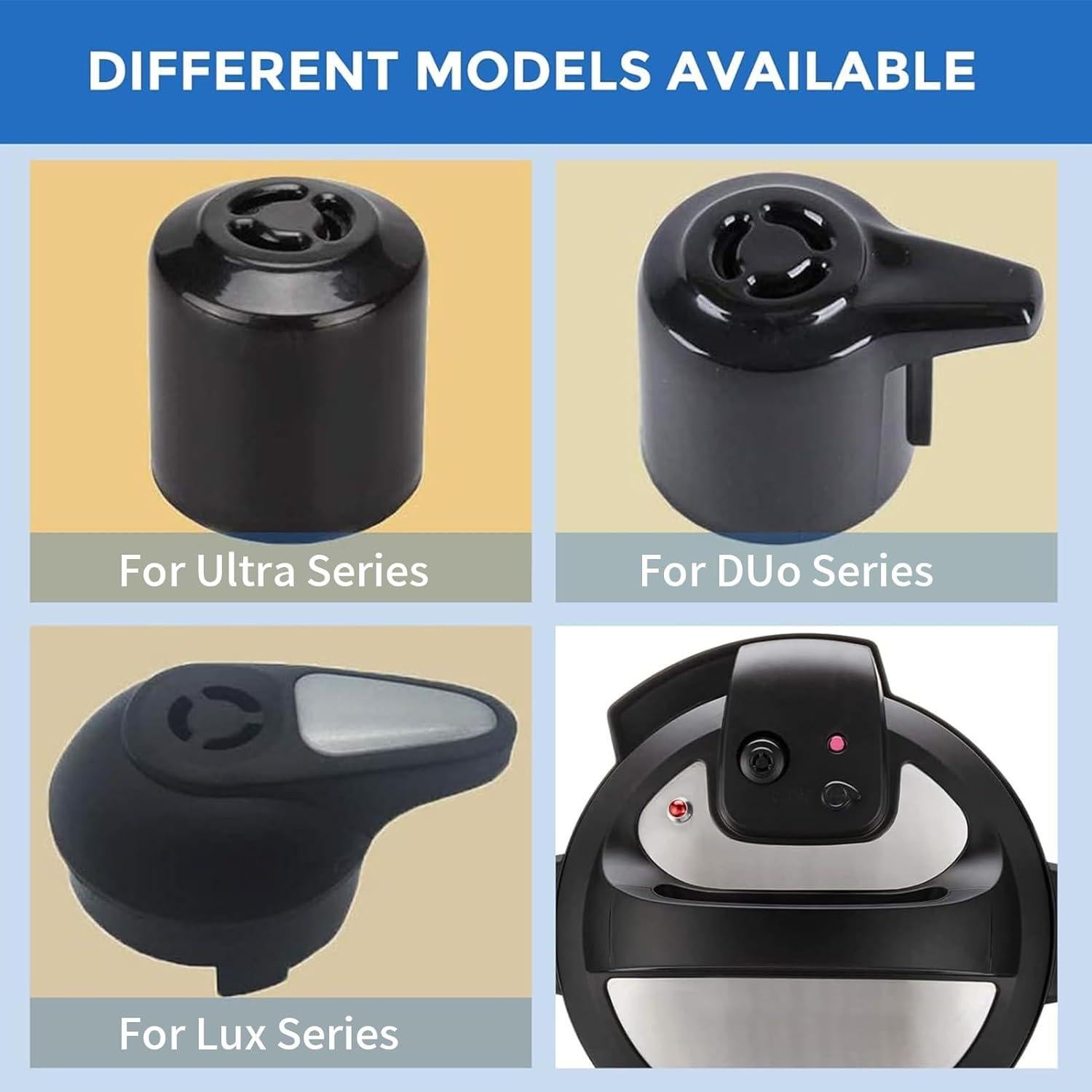 Válvula de liberación de vapor ZuKaYeHome para Instant Pot 3-8 Qt