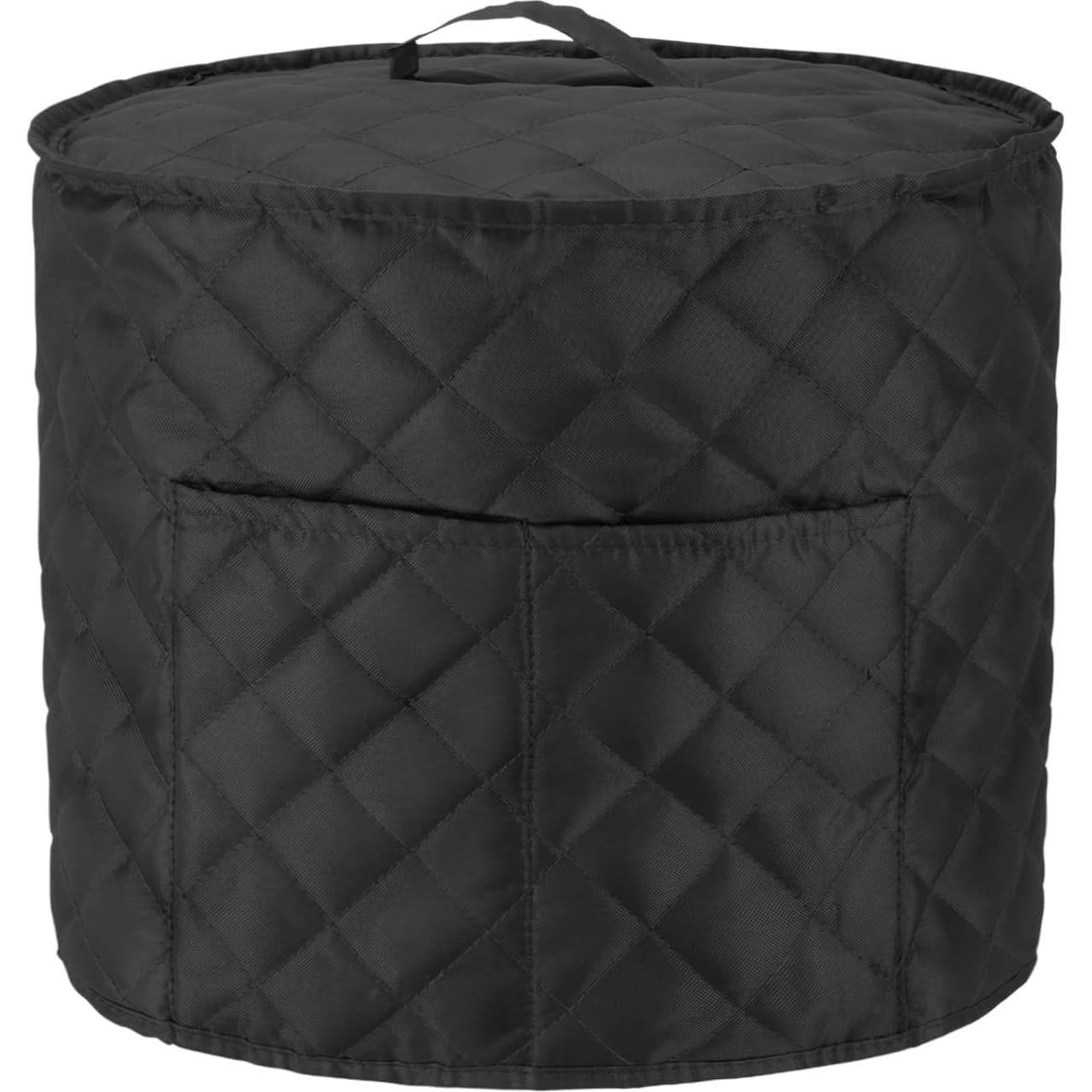 Cubierta de Polvo LUXJA para Instant Pot 8 Cuartos Negra Acolchada