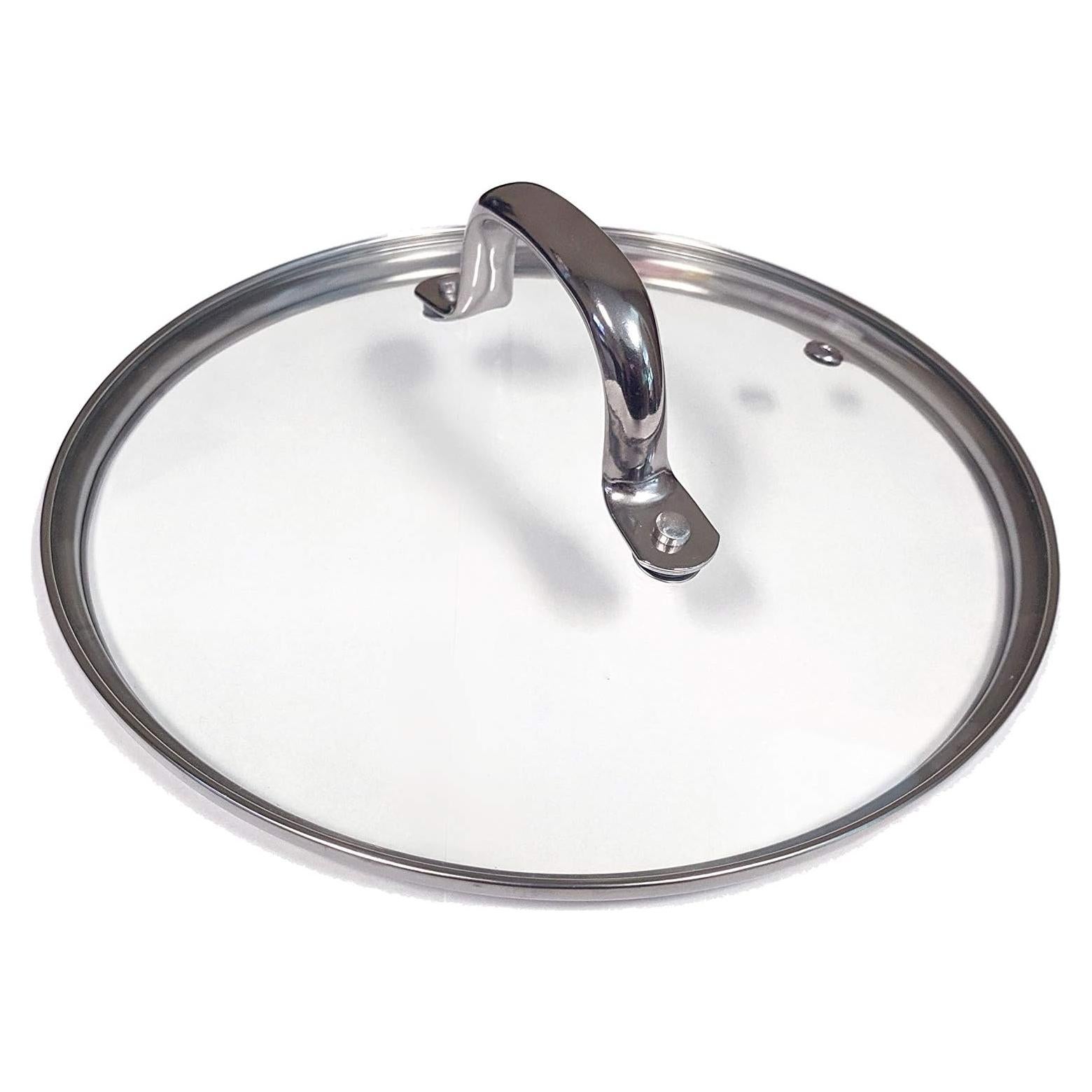 Tapa de vidrio templado ExcelSteel para ollas a presión 24.3x23.7 cm