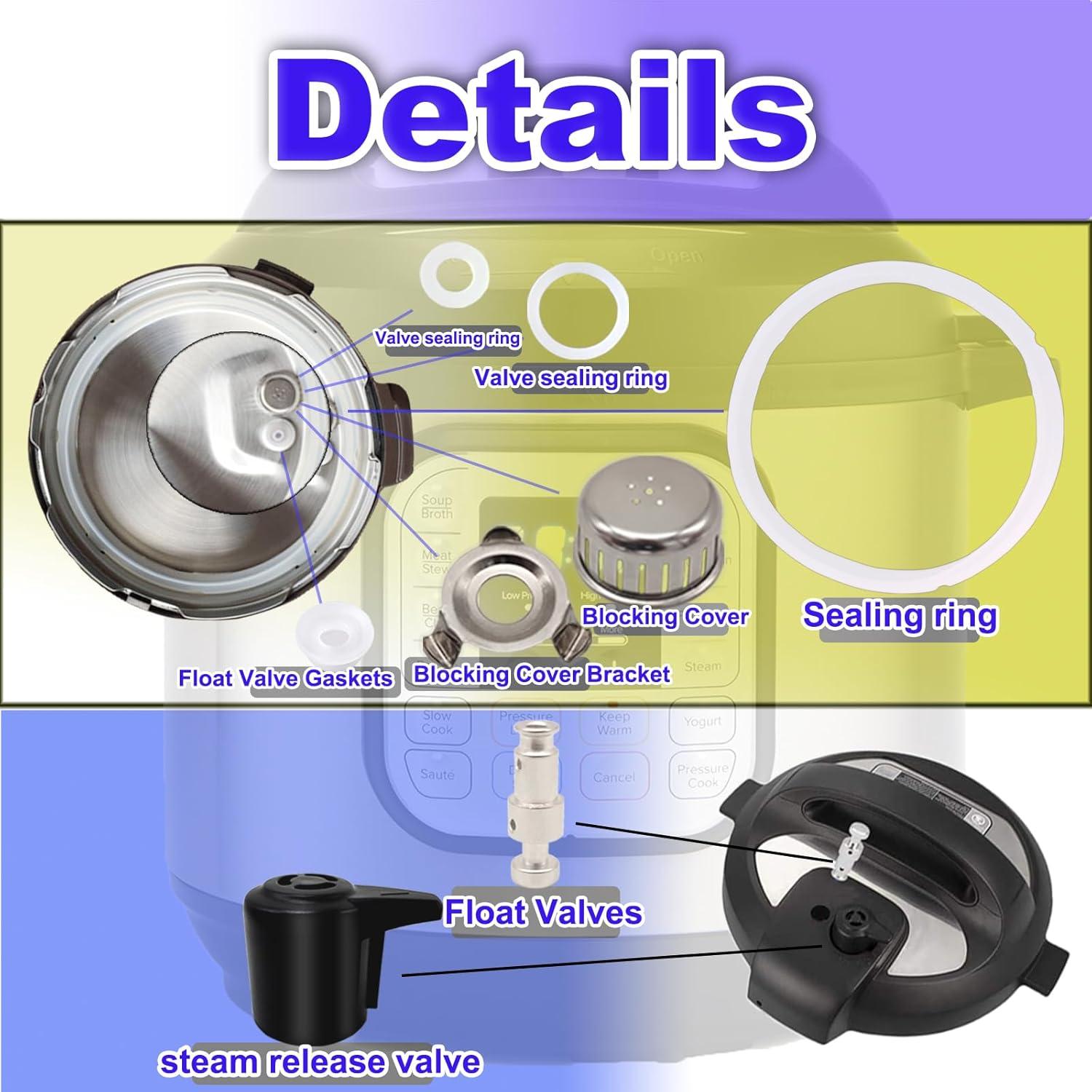 Juego de 18 Piezas Accesorios Olla Instantánea Eiranoly 5-6 Qt