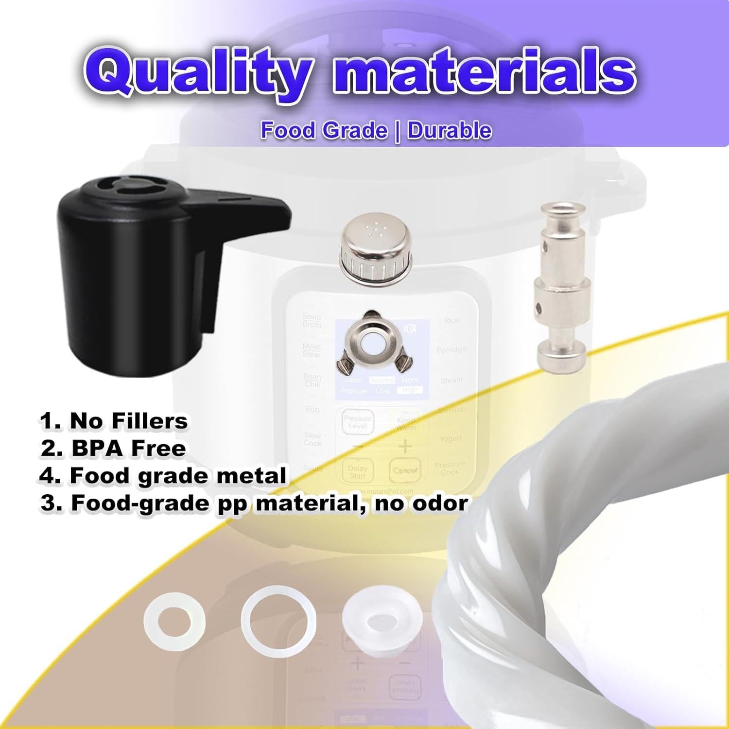 Juego de 18 Piezas Accesorios Olla Instantánea Eiranoly 5-6 Qt