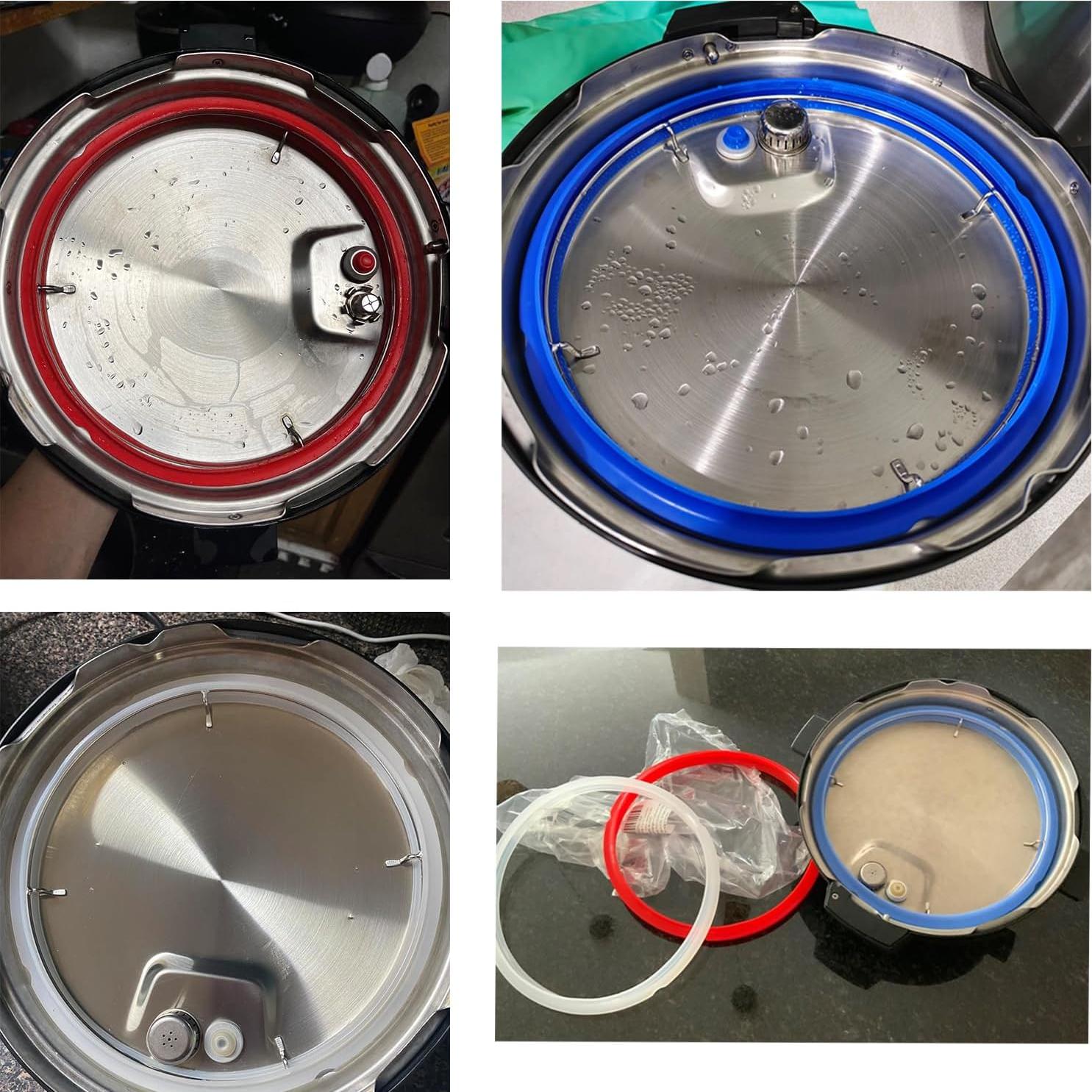 Anillo de Sellado de Silicona HAOERMEI 6qt para Ollas Instantáneas