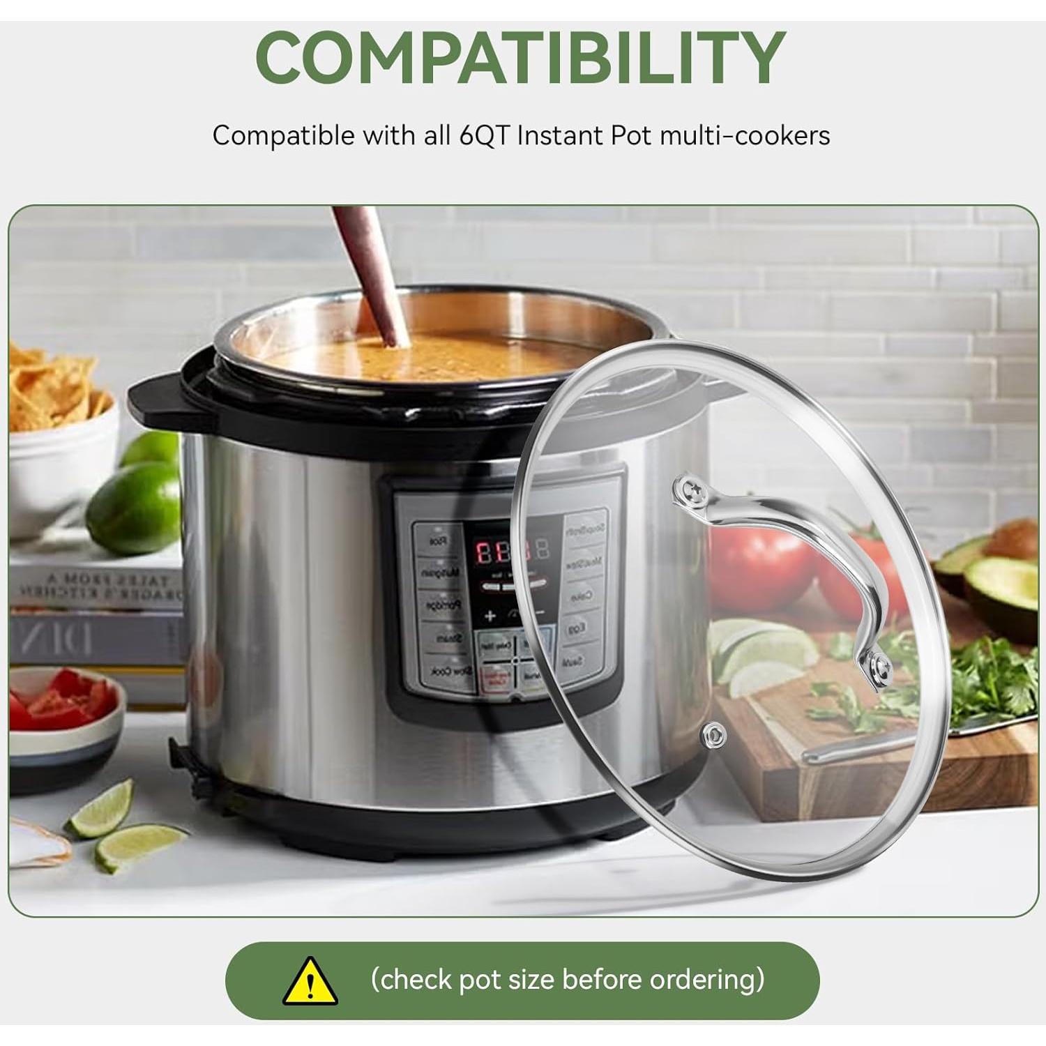 Tapa de vidrio templado 23 cm IFERLA para Instant Pot 6QT
