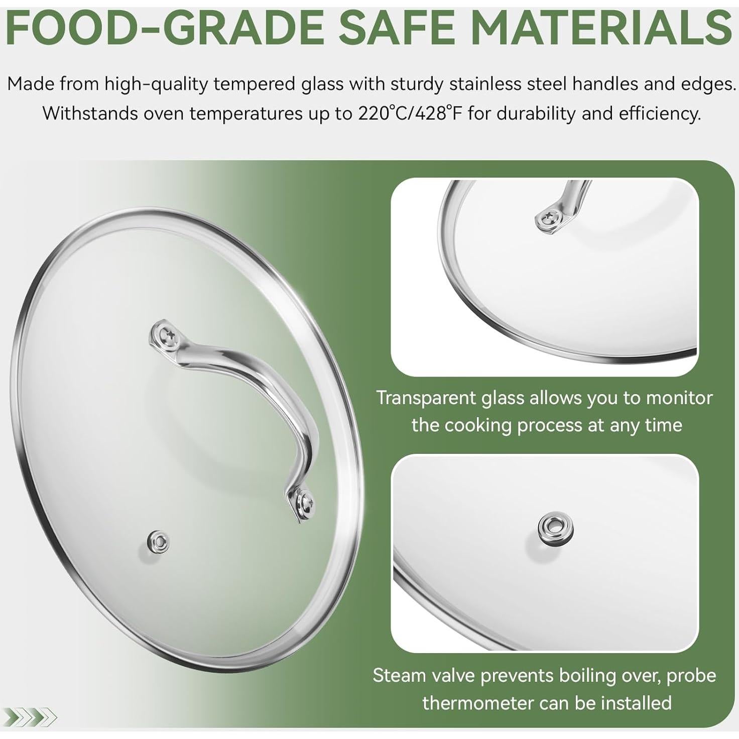 Tapa de vidrio templado 23 cm IFERLA para Instant Pot 6QT