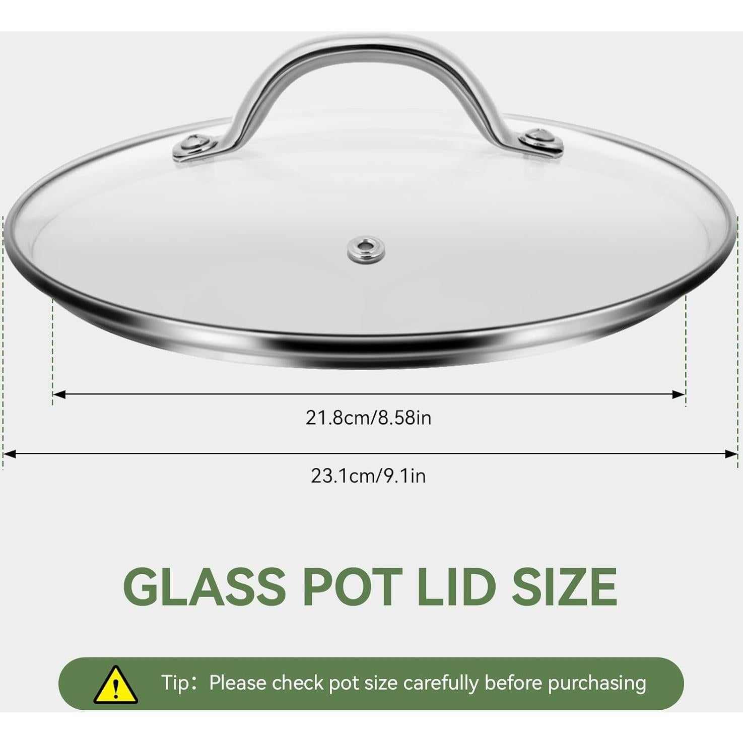 Tapa de vidrio templado 23 cm IFERLA para Instant Pot 6QT