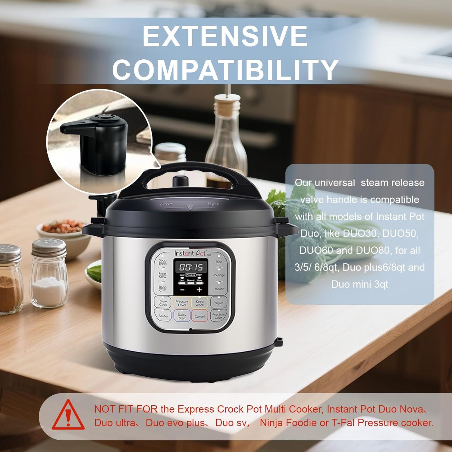 Mango de Válvula de Liberación de Vapor Karucka para Instant Pot 3-8 Qt