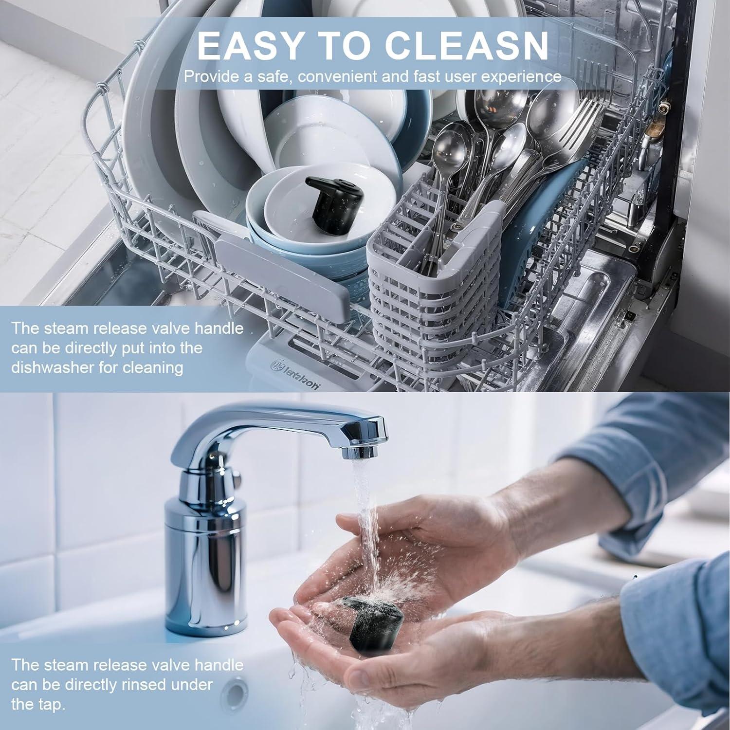 Mango de Válvula de Liberación de Vapor Karucka para Instant Pot 3-8 Qt