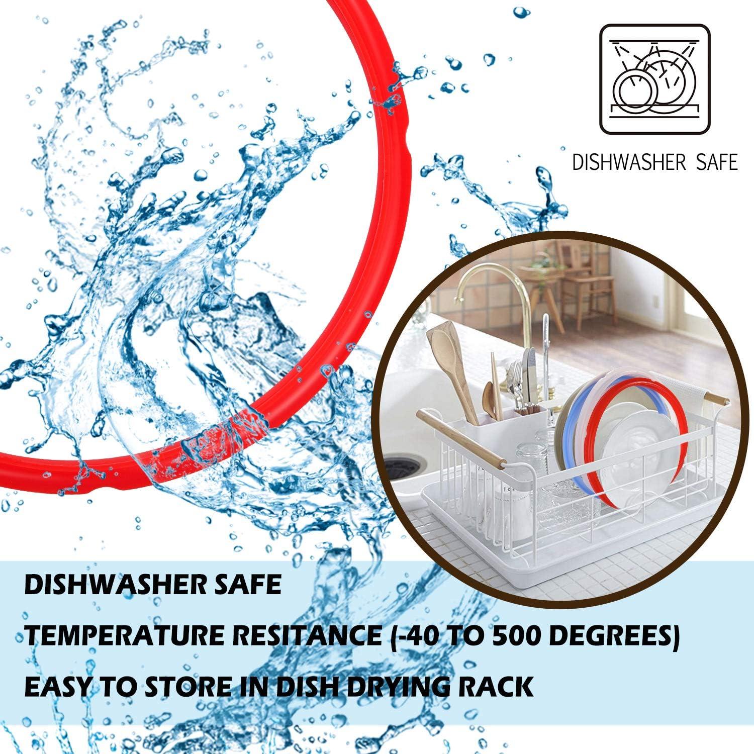 Anillos de Sellado de Silicona Netany para Instant Pot 6 Qt - 3 Colores