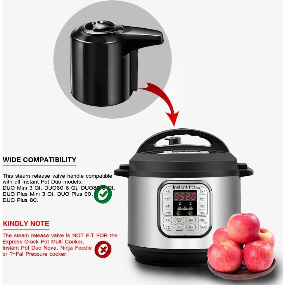 Mango de Válvula de Liberación de Vapor Instant Pot 3-8 Qt