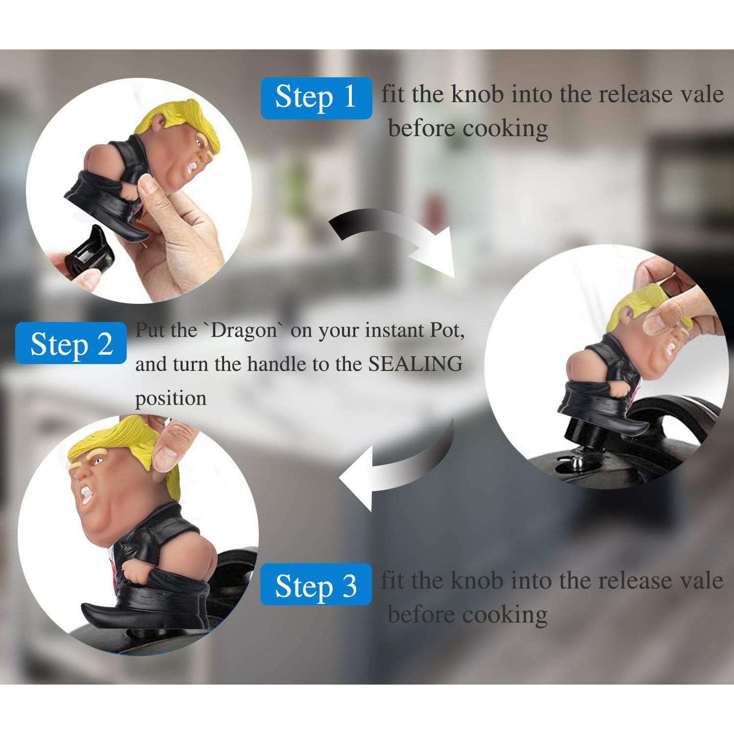 Desviador de Vapor Yolococa para Instant Pot 2.84-7.57L Silicona