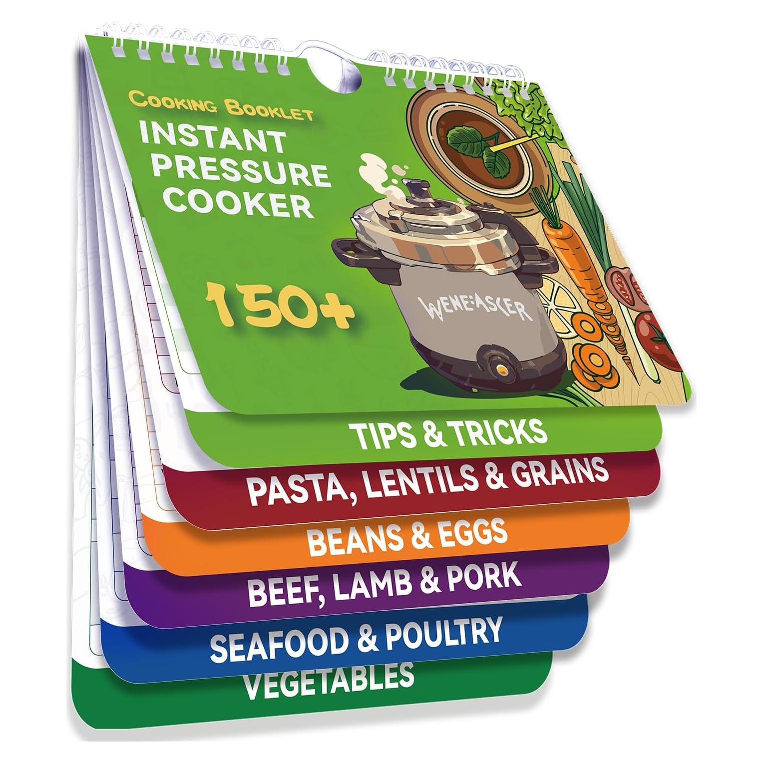 Hoja de Trucos Magnética para Instant Pot - 150 Alimentos