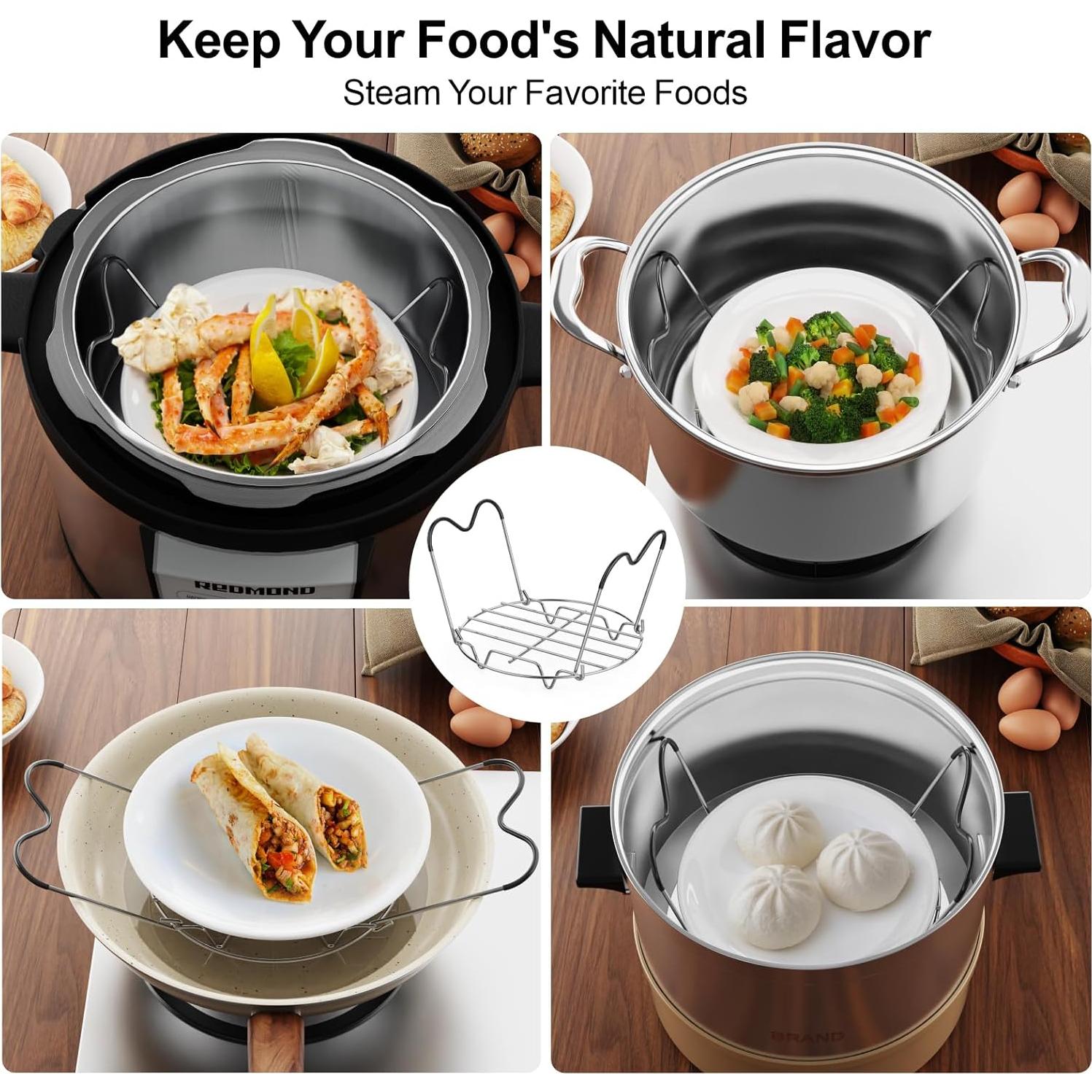 Soporte de Vapor GSlife Acero Inoxidable 19.56 cm Resistente Calor